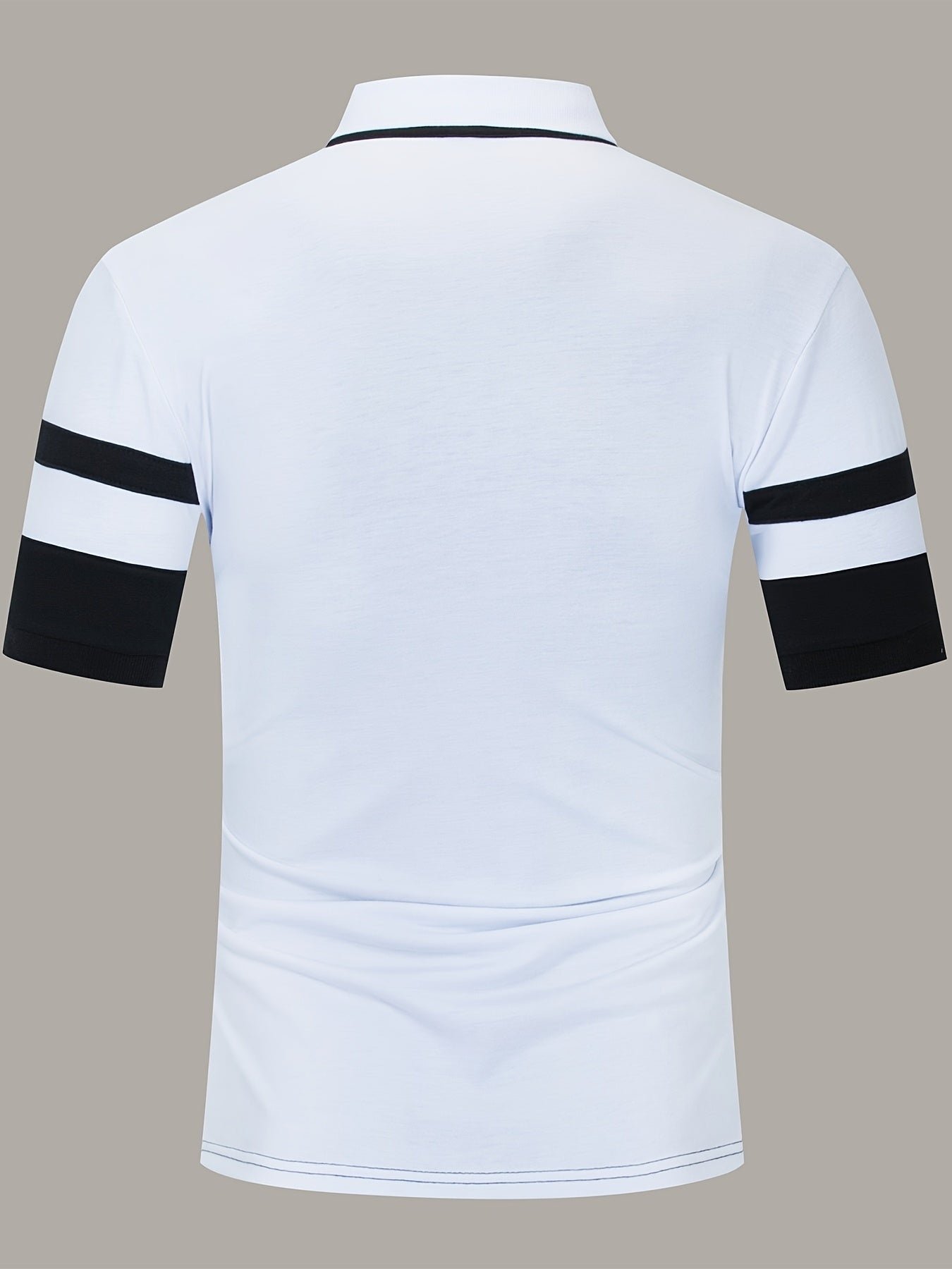 Men's Polo Shirts, Casual Striped Slim Fit Lapel Polo Shirt Best Sellers