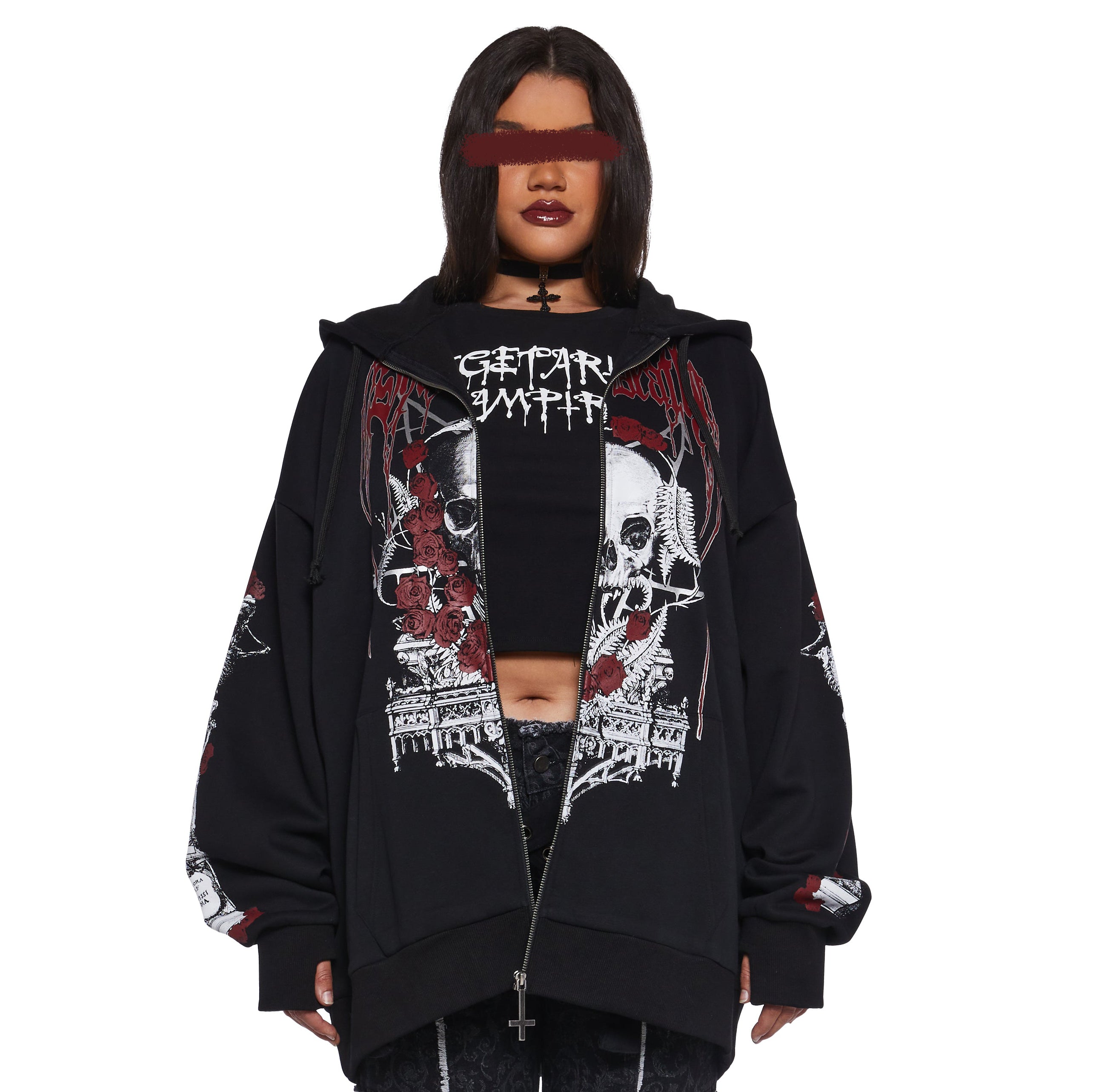 Fashionable printed high-quality zipper hoodie 1024112509