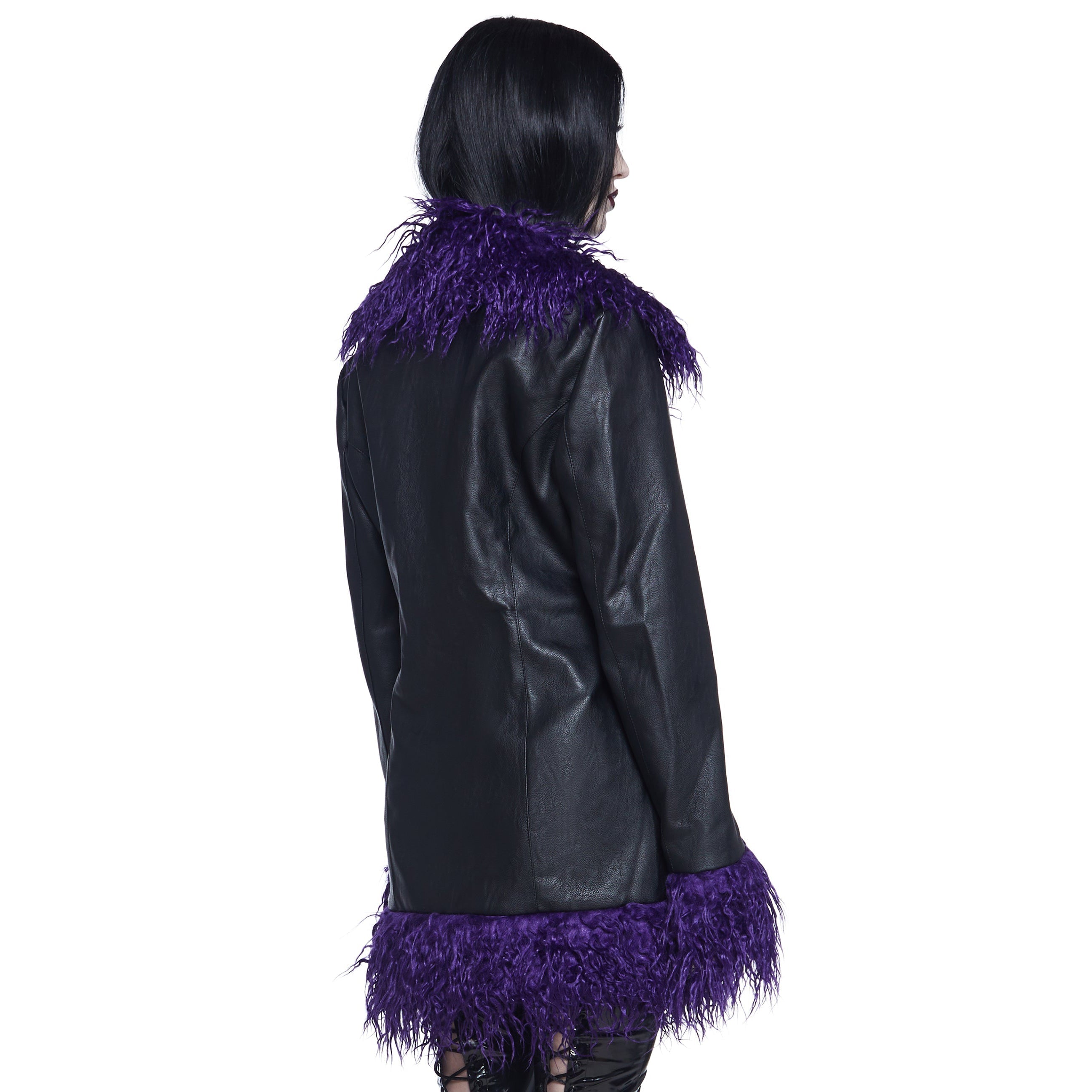 PASSING THROUGH FAUX FUR JACKET 1024112511
