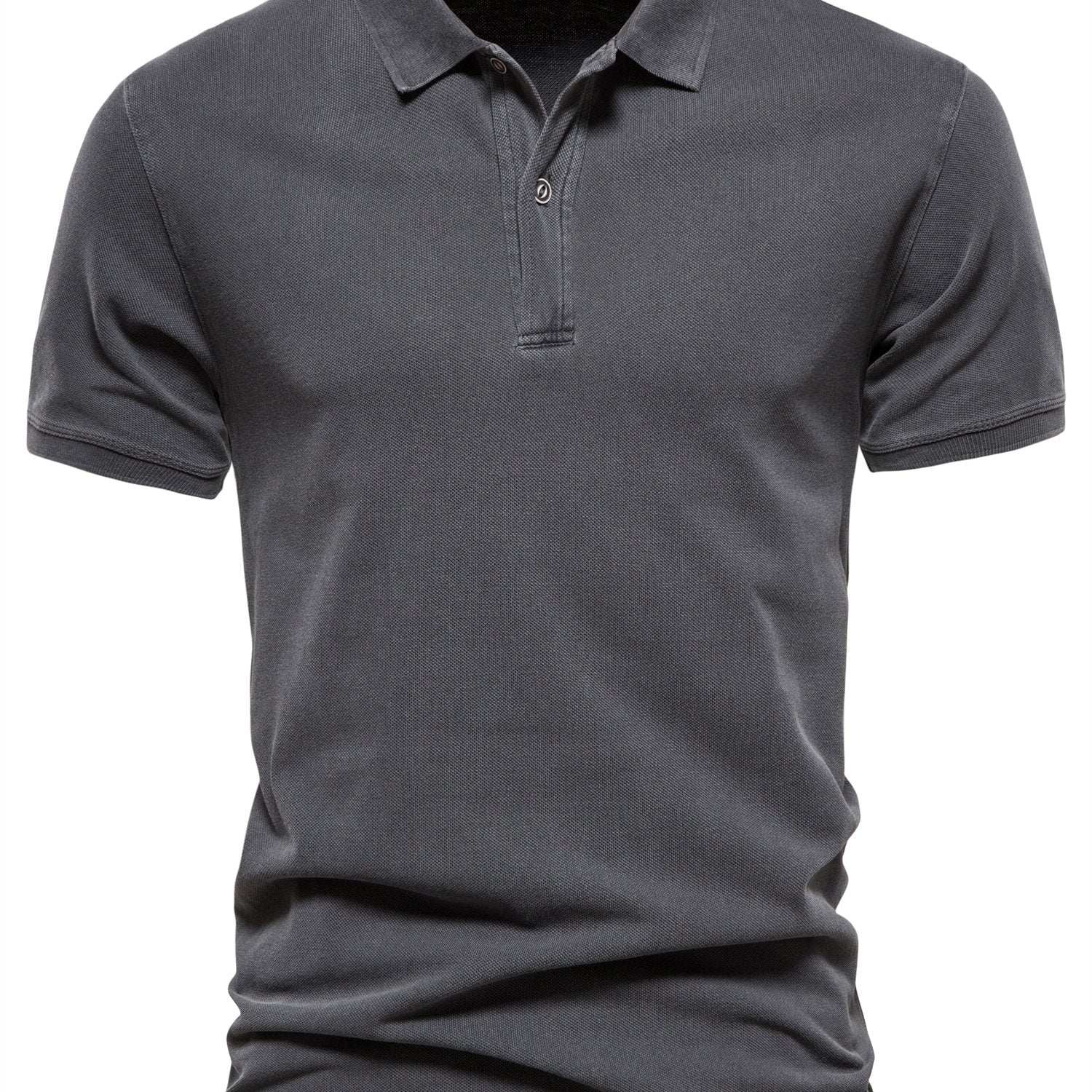 Men's Solid Cotton Polos