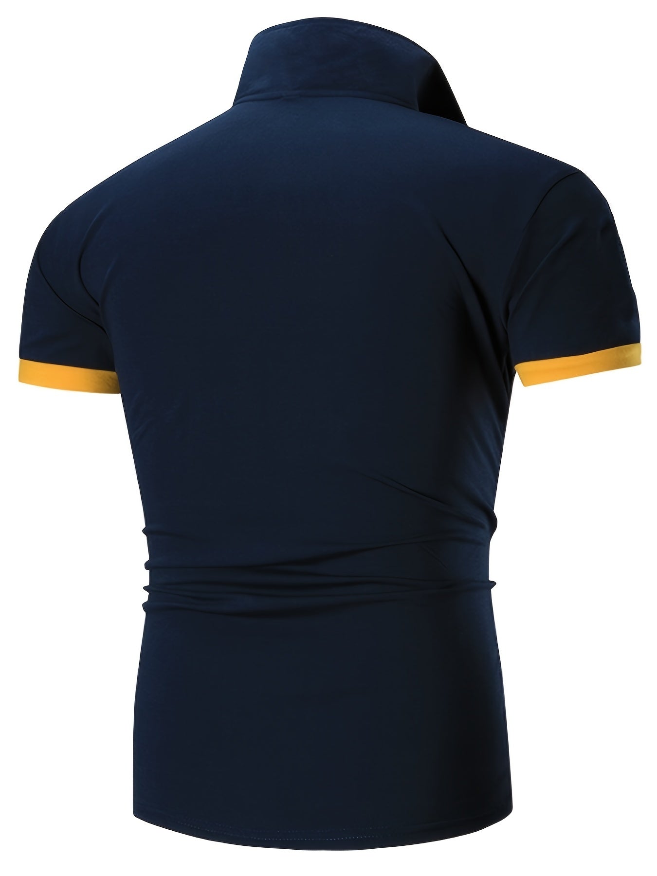 Men's Short Sleeve Casual Slim Fit Polo Shirts