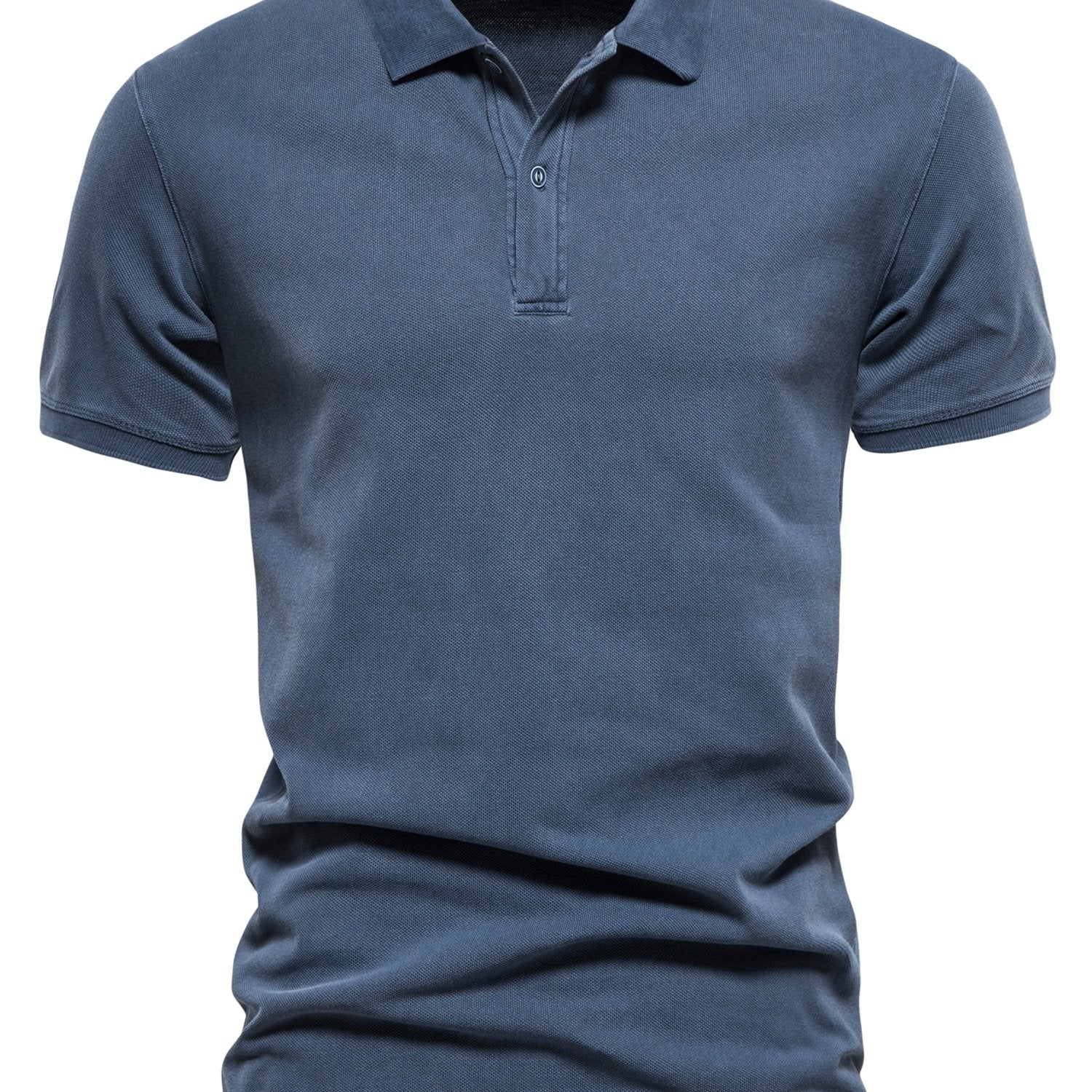 Men's Solid Cotton Polos