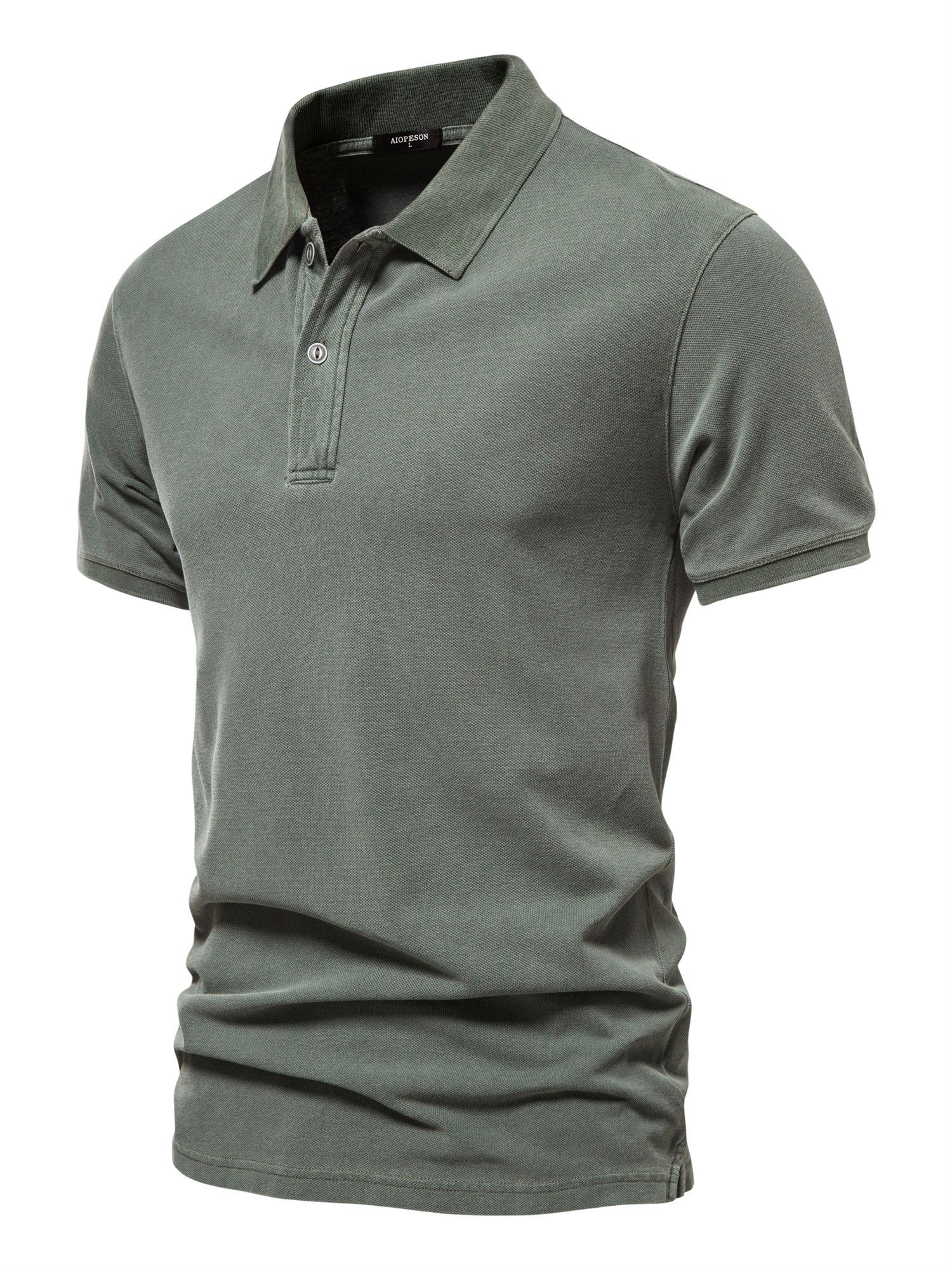 Men's Solid Cotton Polos