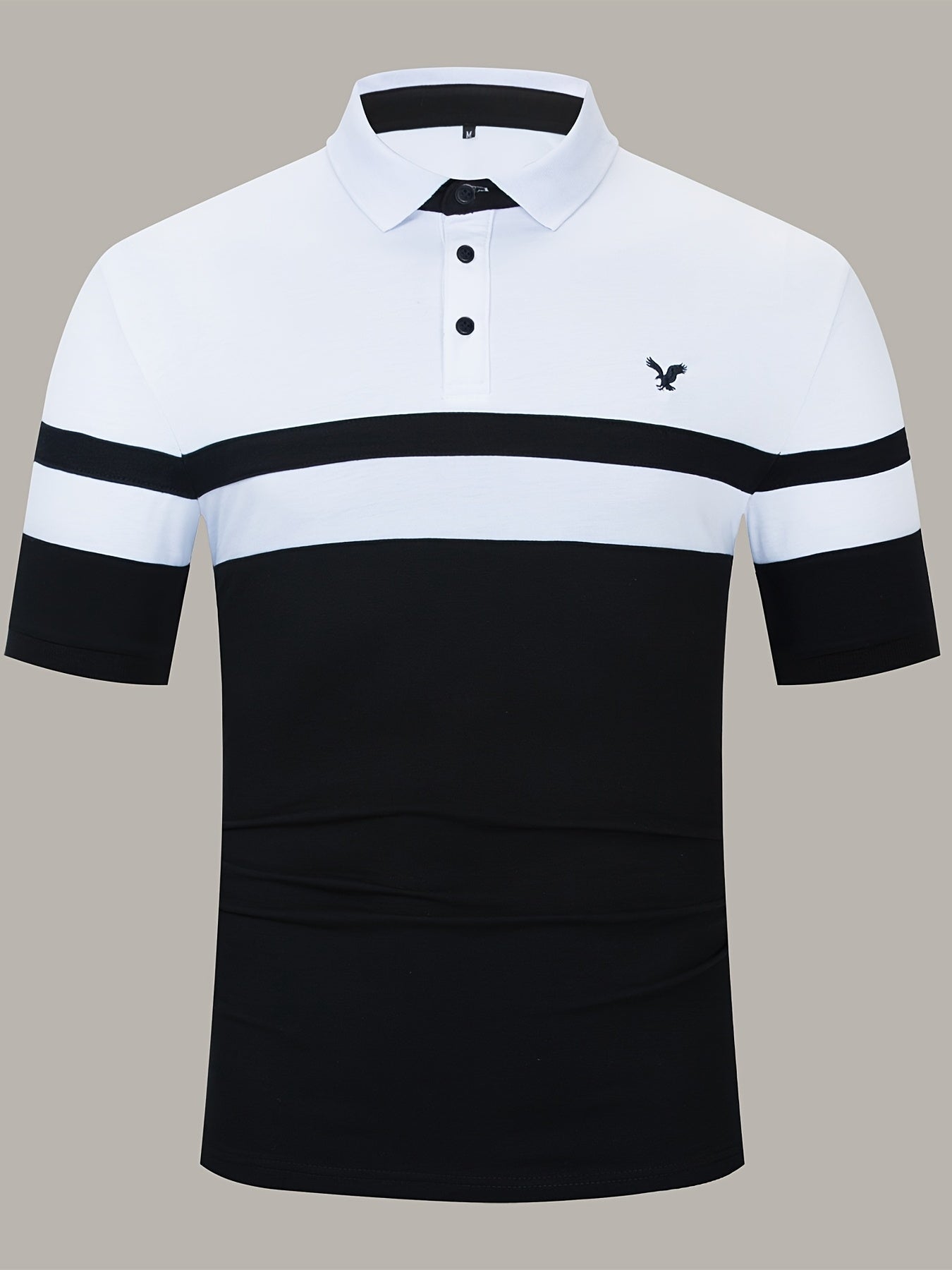 Men's Polo Shirts, Casual Striped Slim Fit Lapel Polo Shirt Best Sellers