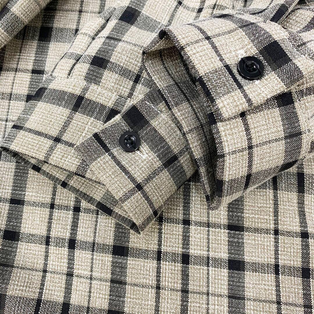 Gbolsos Retro Plaid Jackets Women Harajuku Unisex All-match Basic Teens Checkered Shirts Outwear Spring Single Breasted Couples Coats