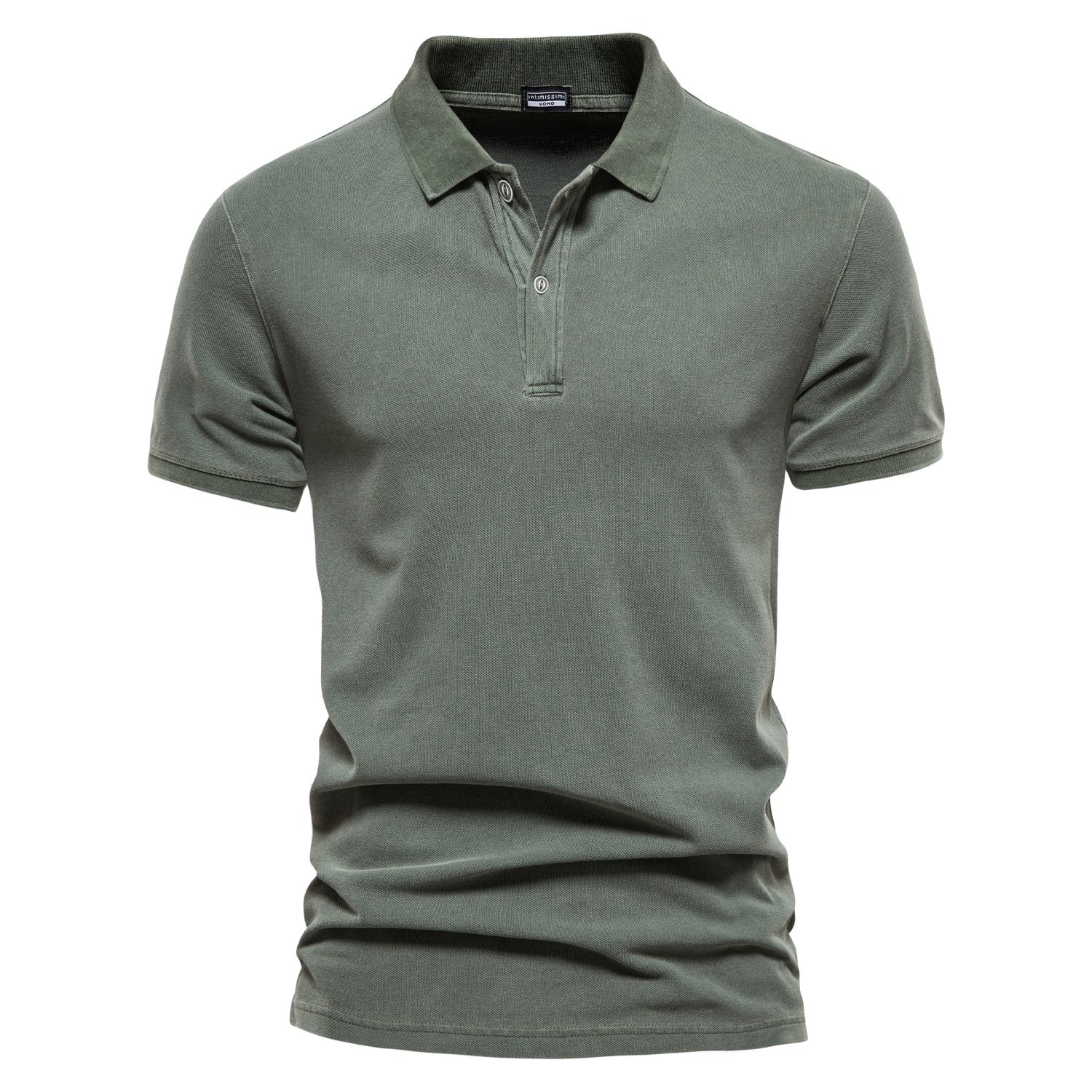 Men's Solid Cotton Polos
