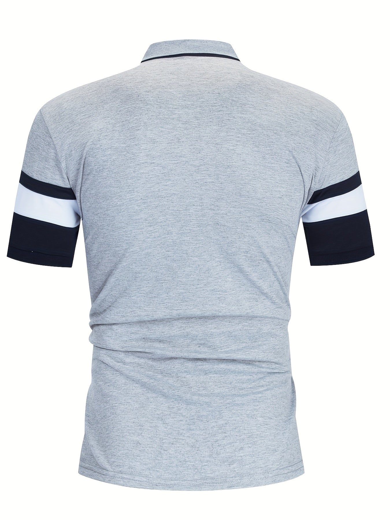 Men's Polo Shirts, Casual Striped Slim Fit Lapel Polo Shirt Best Sellers