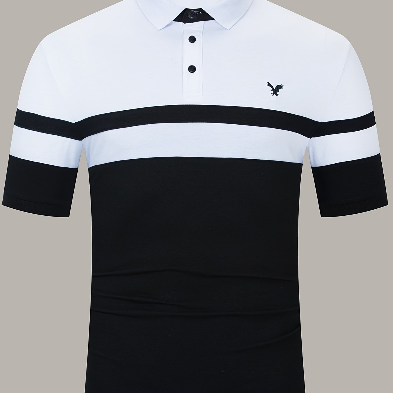 Men's Polo Shirts, Casual Striped Slim Fit Lapel Polo Shirt Best Sellers