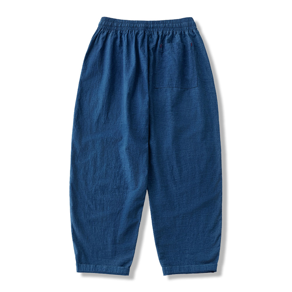 藍染 メンズコットンワイドパンツ
