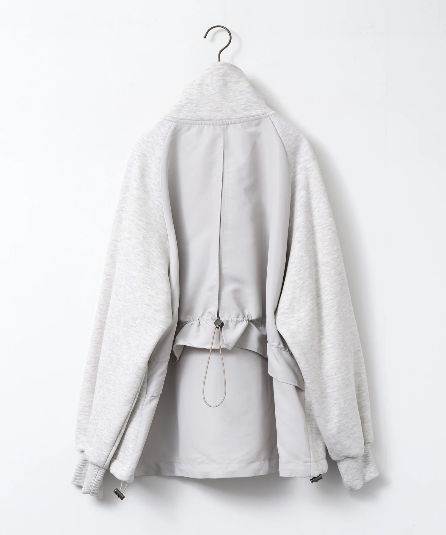 裏起毛 Wジップブルゾン