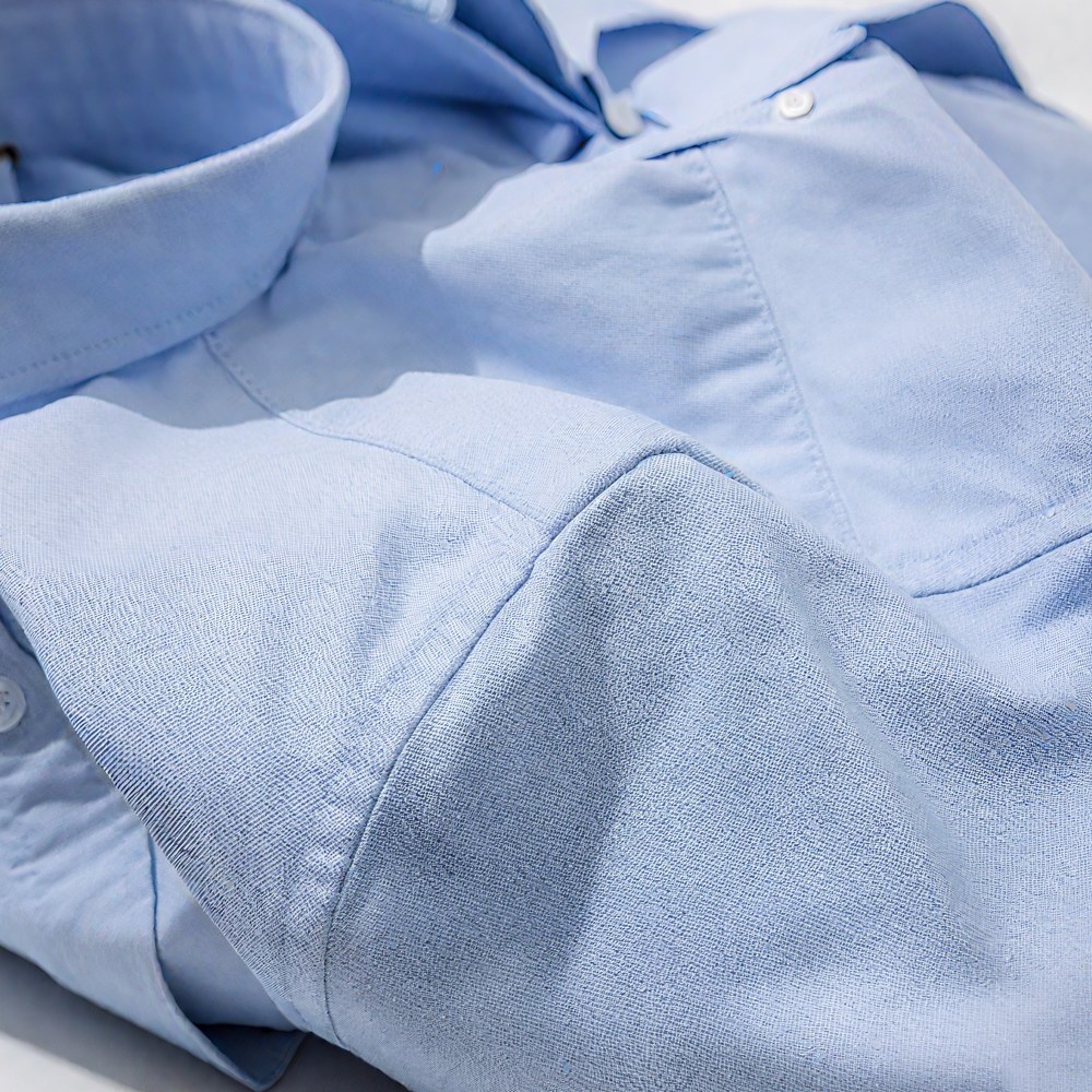 エルボーパッチペイズリー柄　オックスフォードシャツ