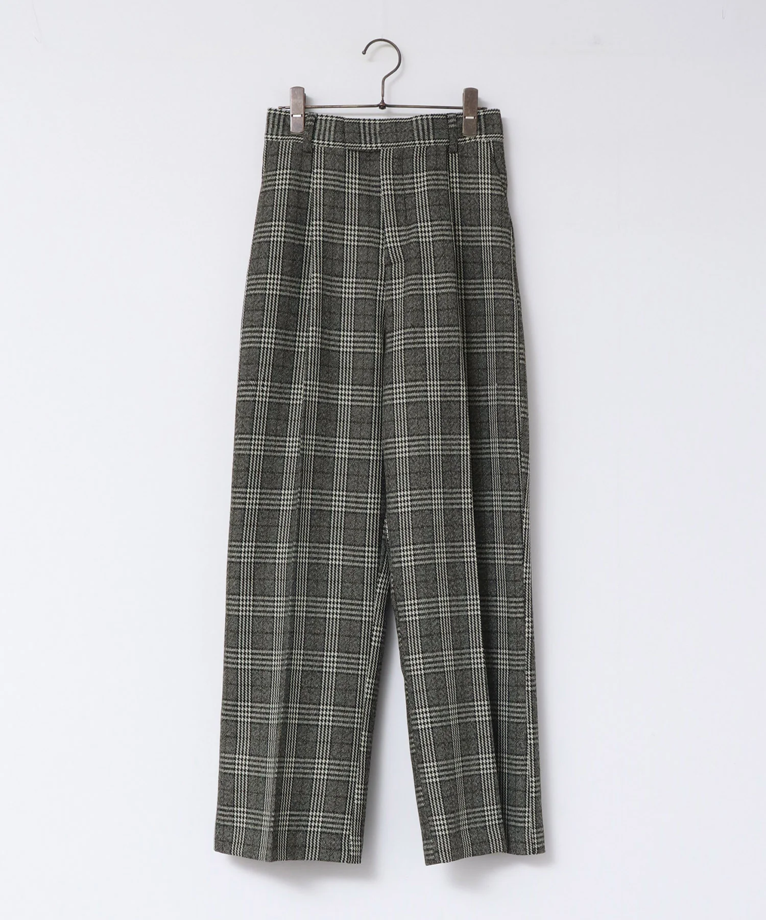 ウールライクストレートパンツ