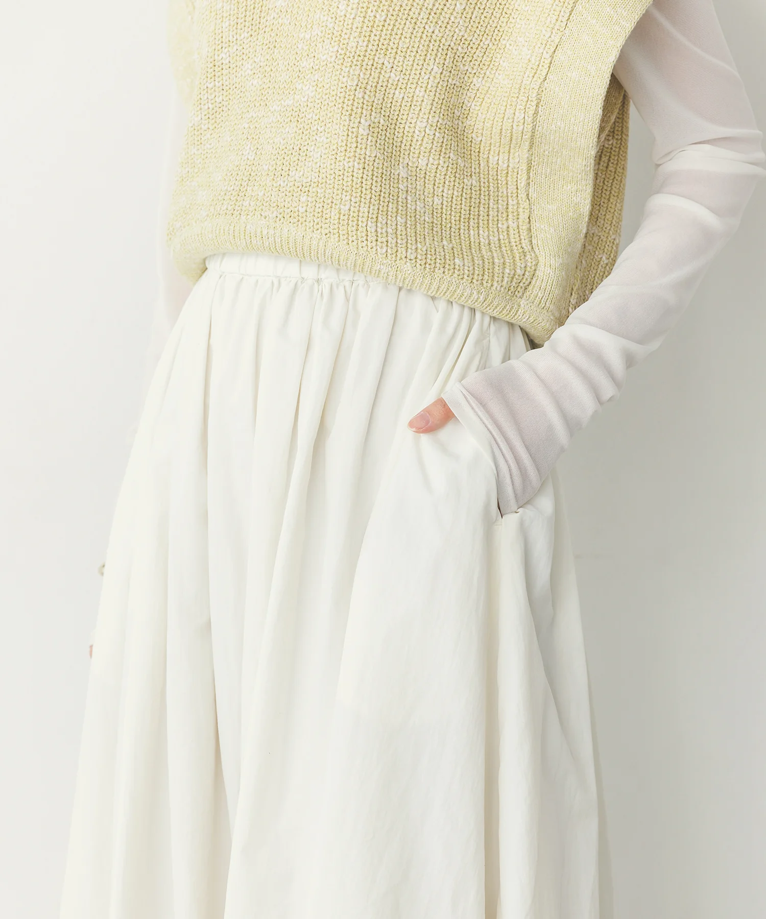 ナイロン バルーンスカート