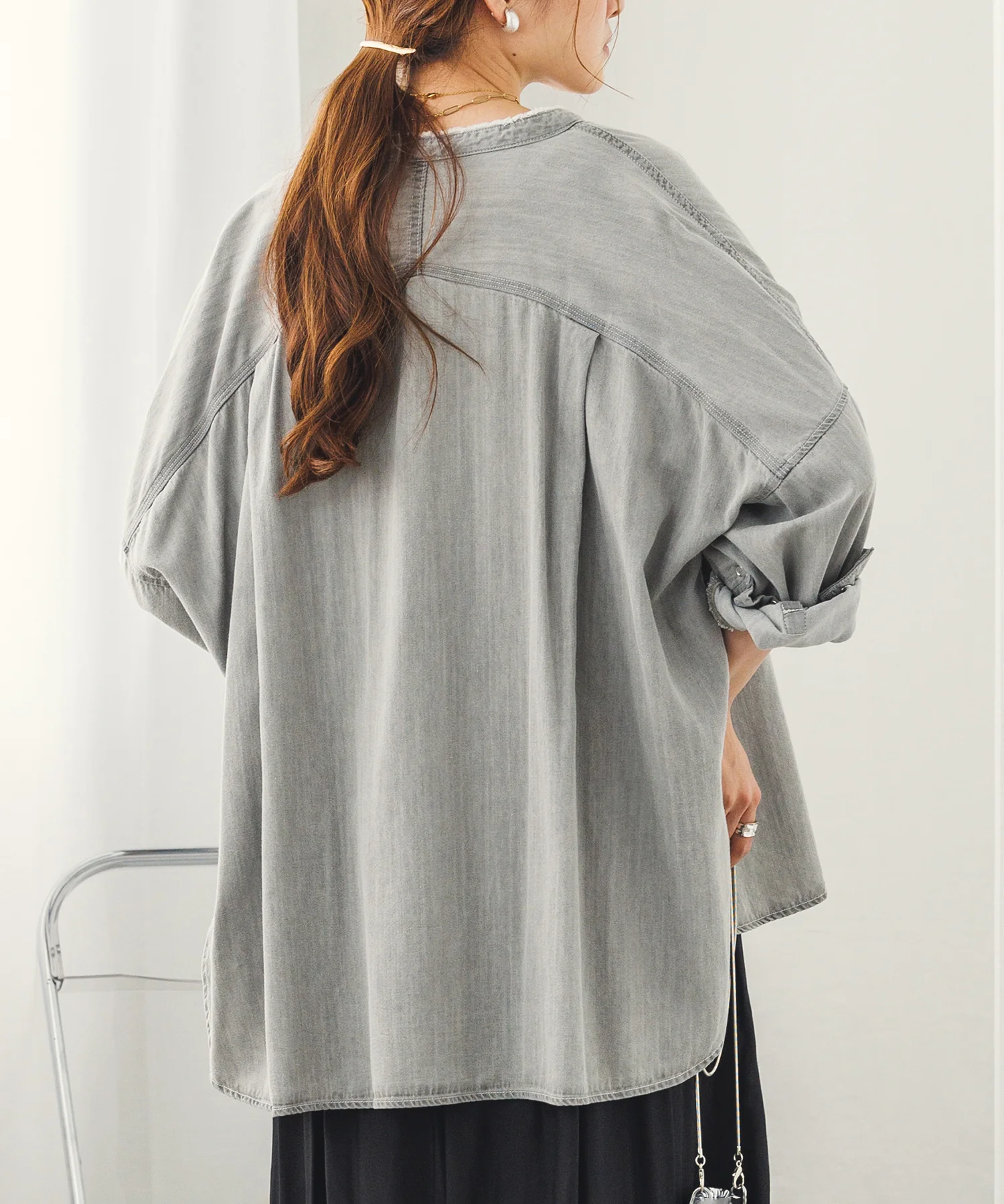 【新色追加】デニムオーバーシャツ