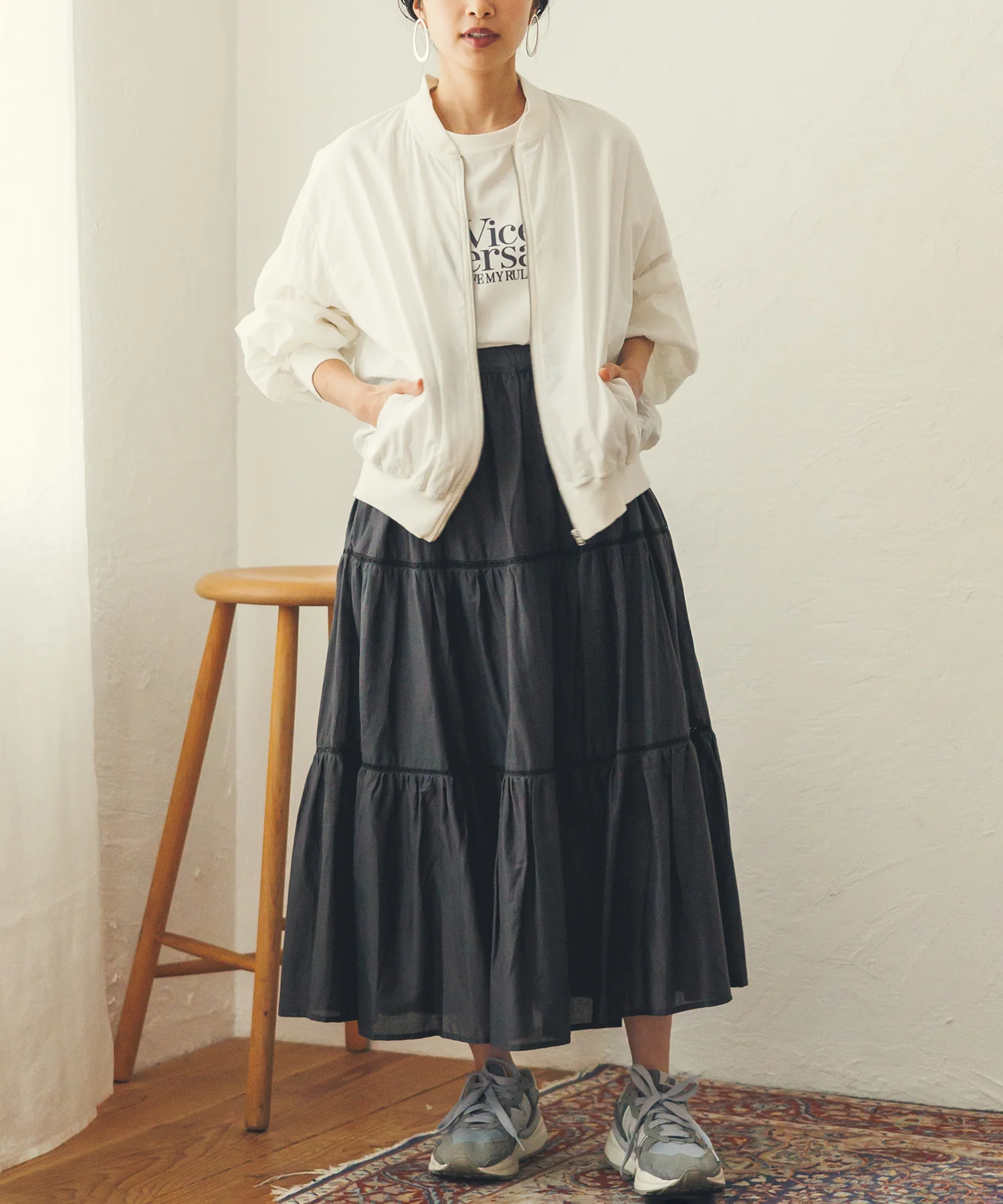 ティアードスカート