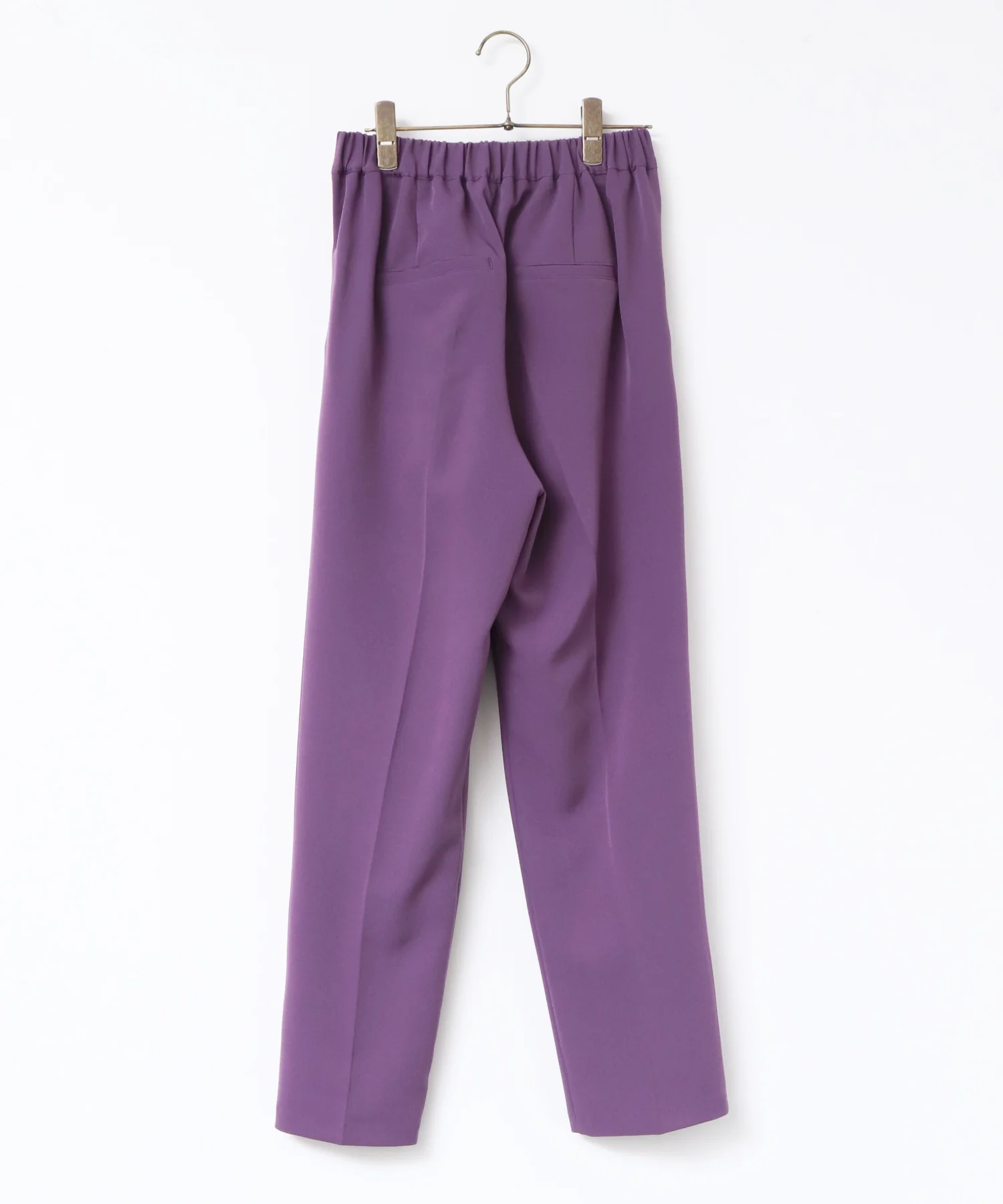 【ストレッチ】センターベンツ テーパードパンツ