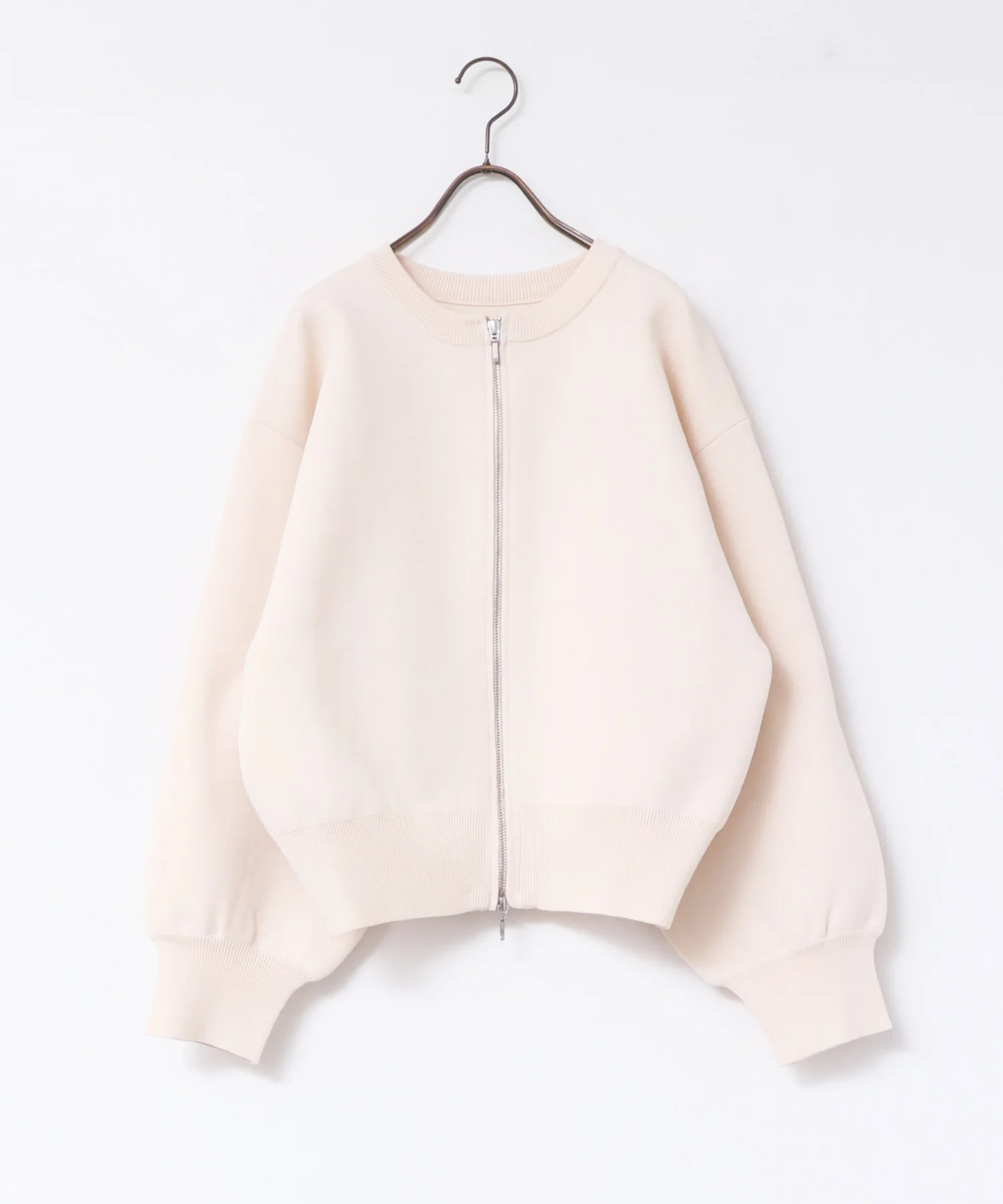 【WEB限定/別注】ジップショートカーディガン