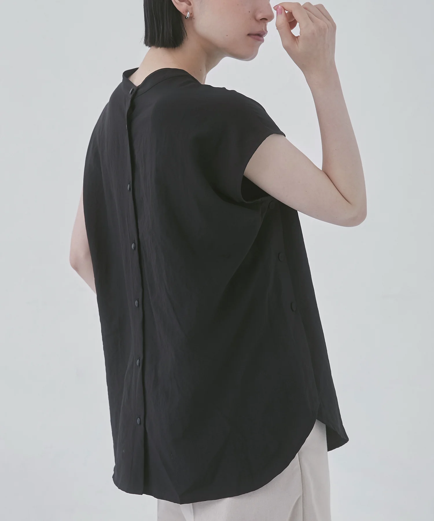 フレンチスリーブシャツ