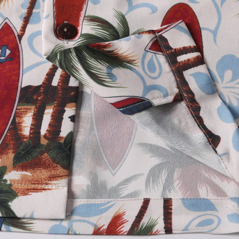 トロピカル総柄アロハシャツ