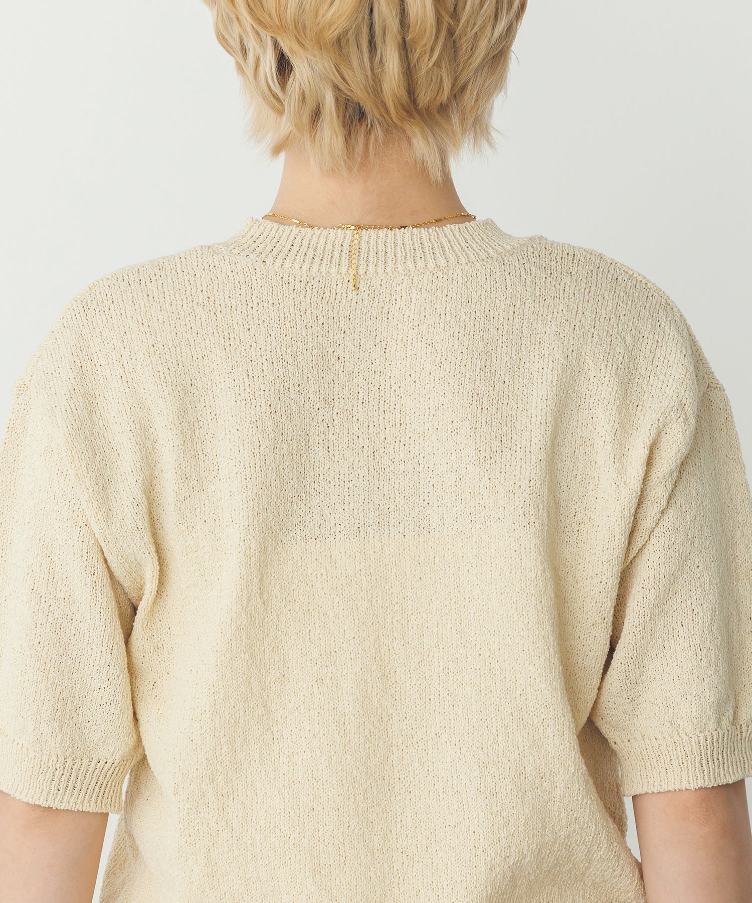 【別注】ハーフスリーブ サマーニット