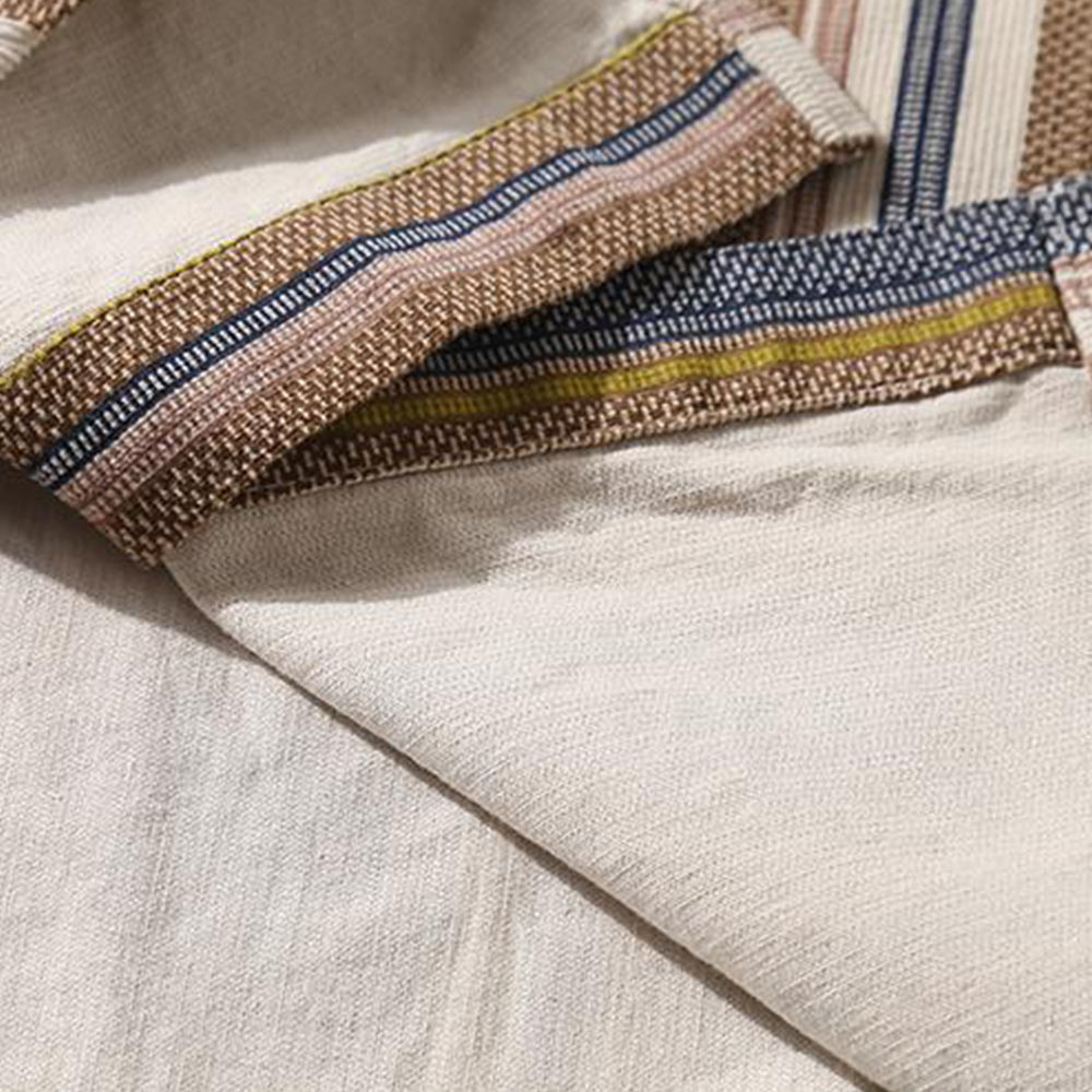 コットン和風 　マルチストライプコーデュロイシャツ