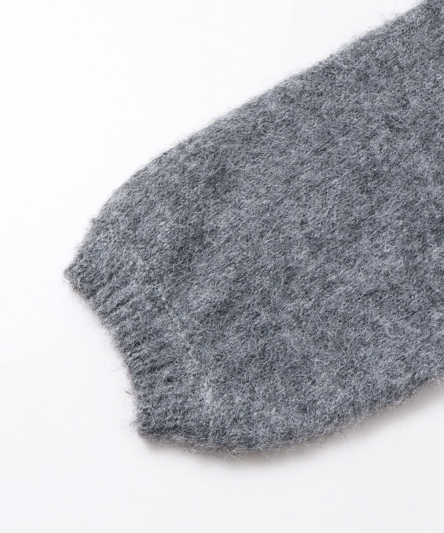 モヘアタッチ 半袖ニット