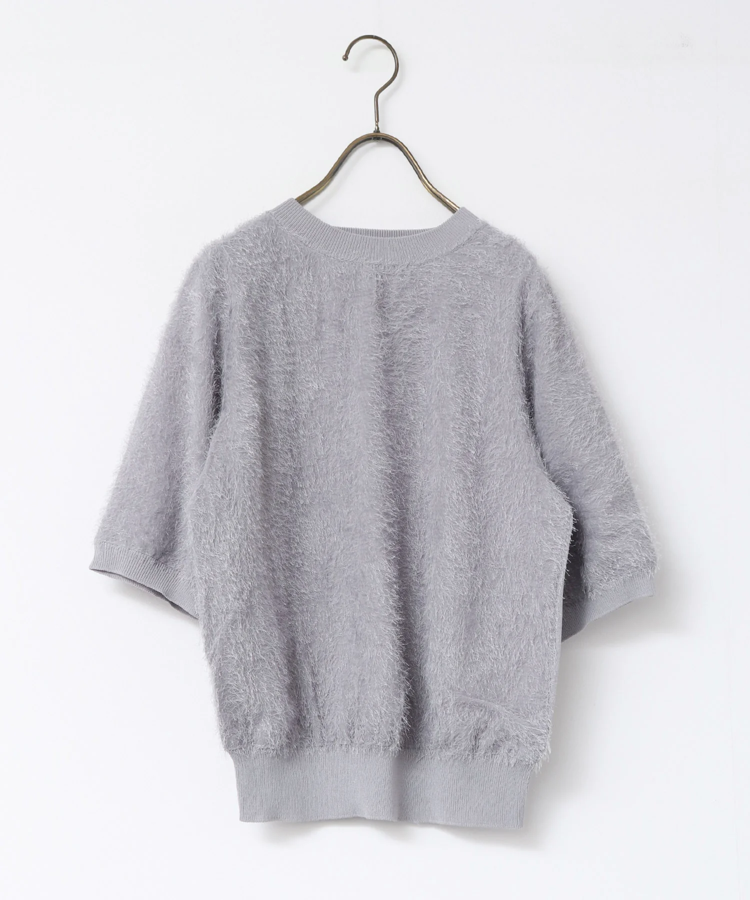 シアージャガード ハーフスリーブニット