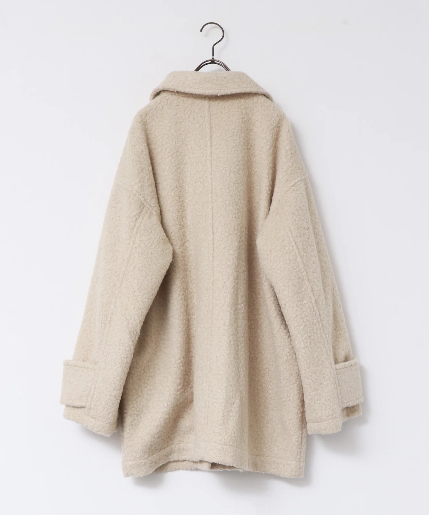 ブークレ ミドルシャツコート