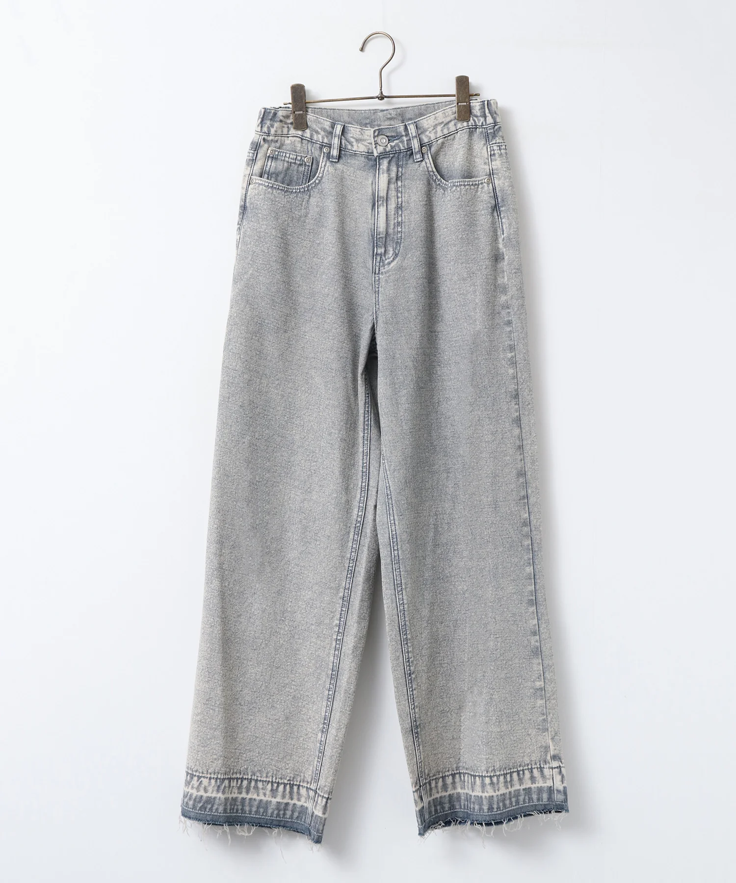 オーバーダイ デニムバギーパンツ