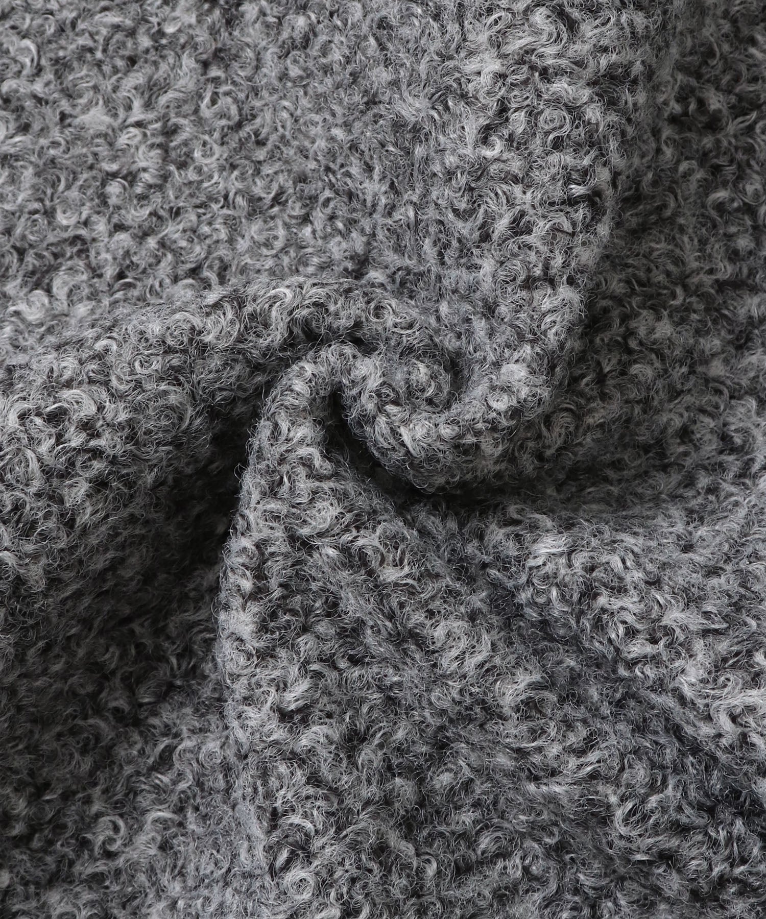 くるくるブークレ ミディアムコート