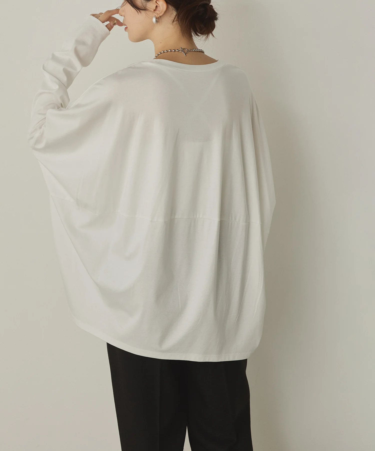 コクーンシルエット ロンT