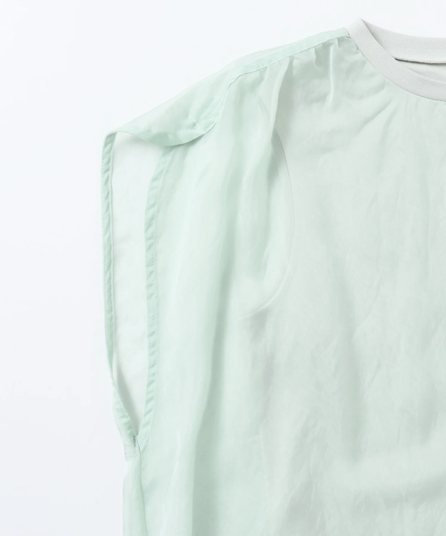 ニュアンス シアーレイヤードトップス