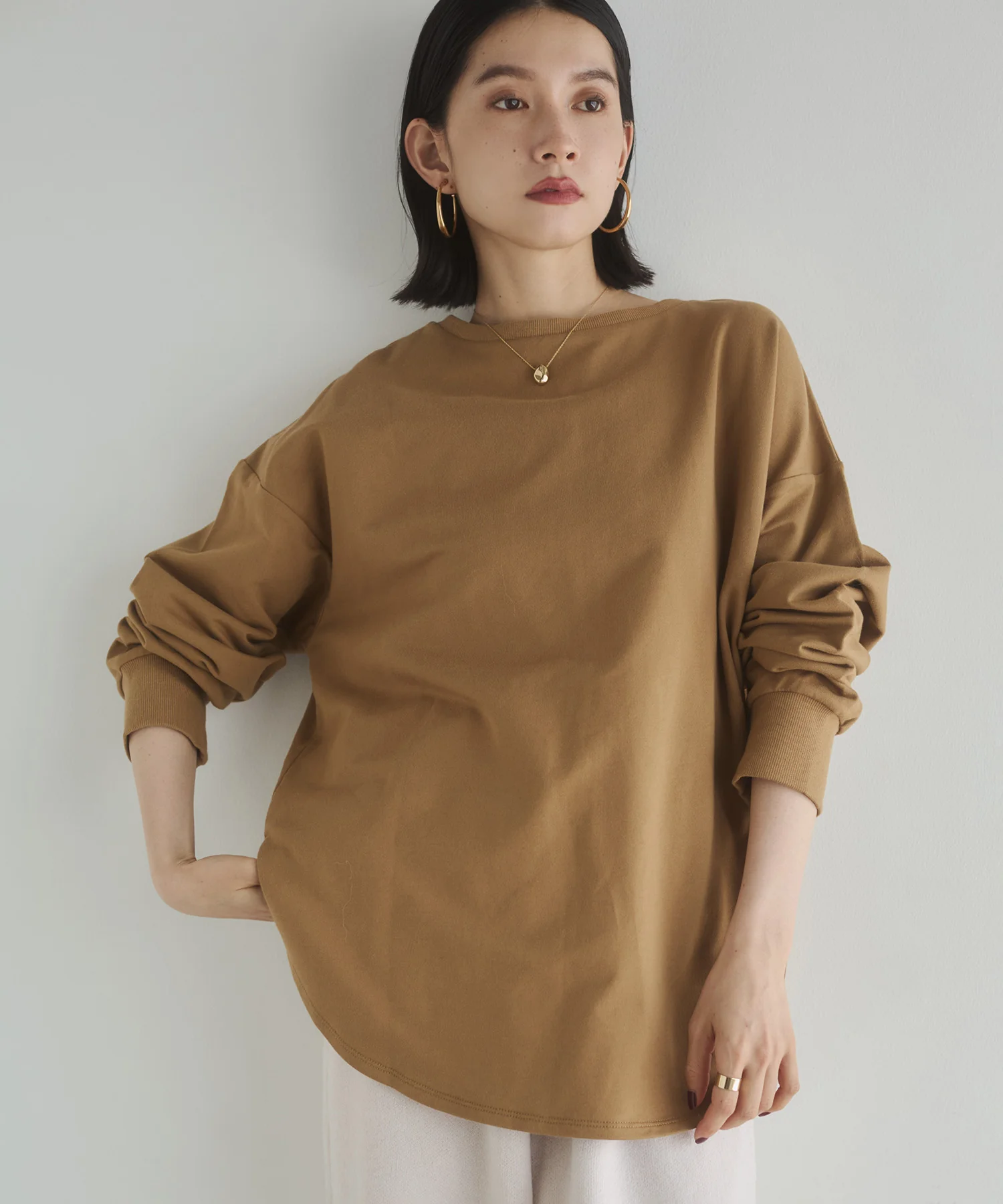 【WEB限定/別注】2WAY ハーフジップスウェット