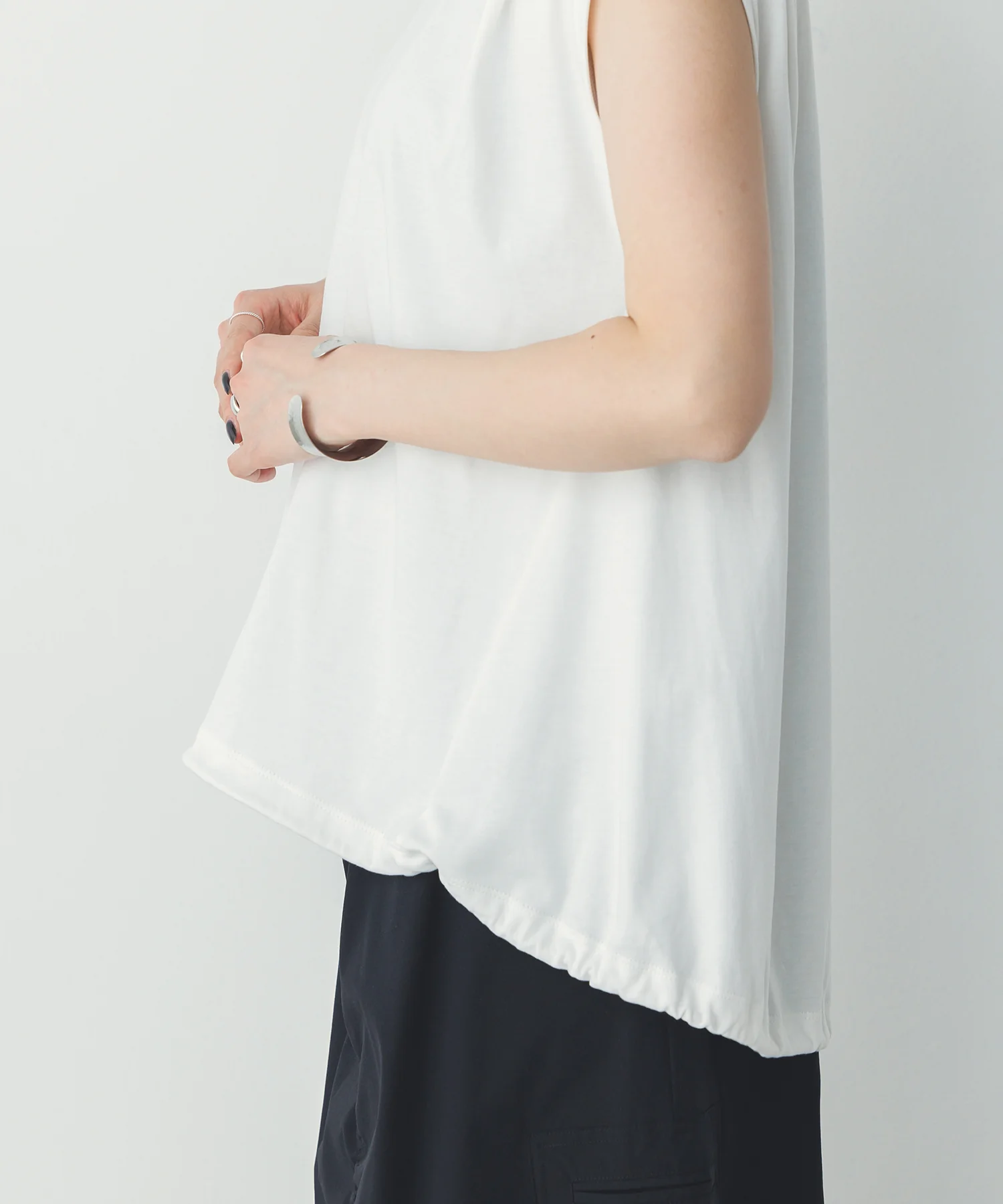 裾バルーン フレンチTシャツ