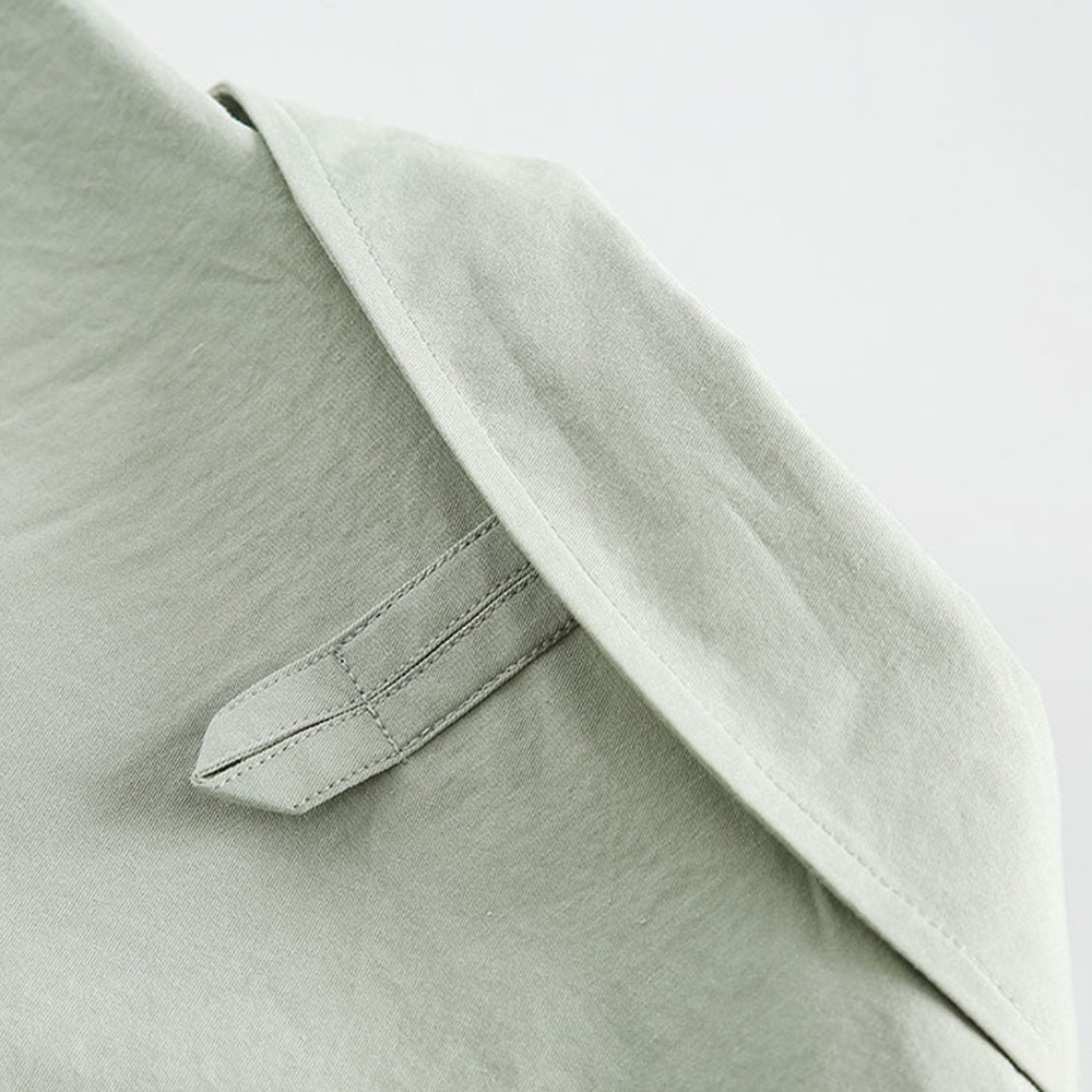 コットンオープンカラーシャツ　3色展開