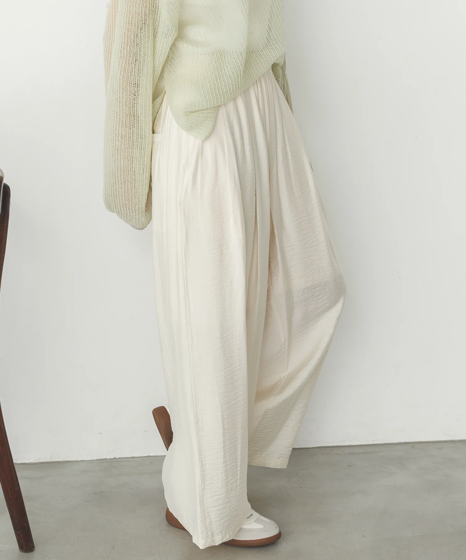 ヴィンテージクロス ワイドパンツ