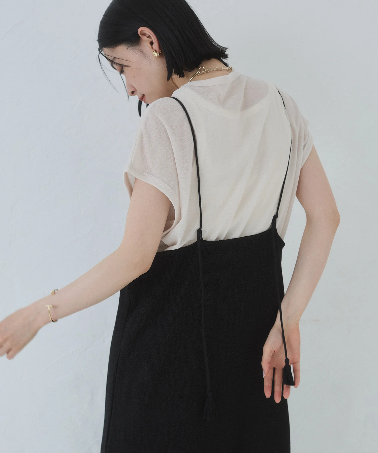 オーバーフレンチ シアーTシャツ