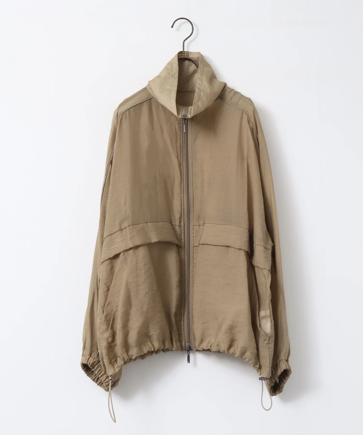 セルロース ナイロンシアー Wジップブルゾン