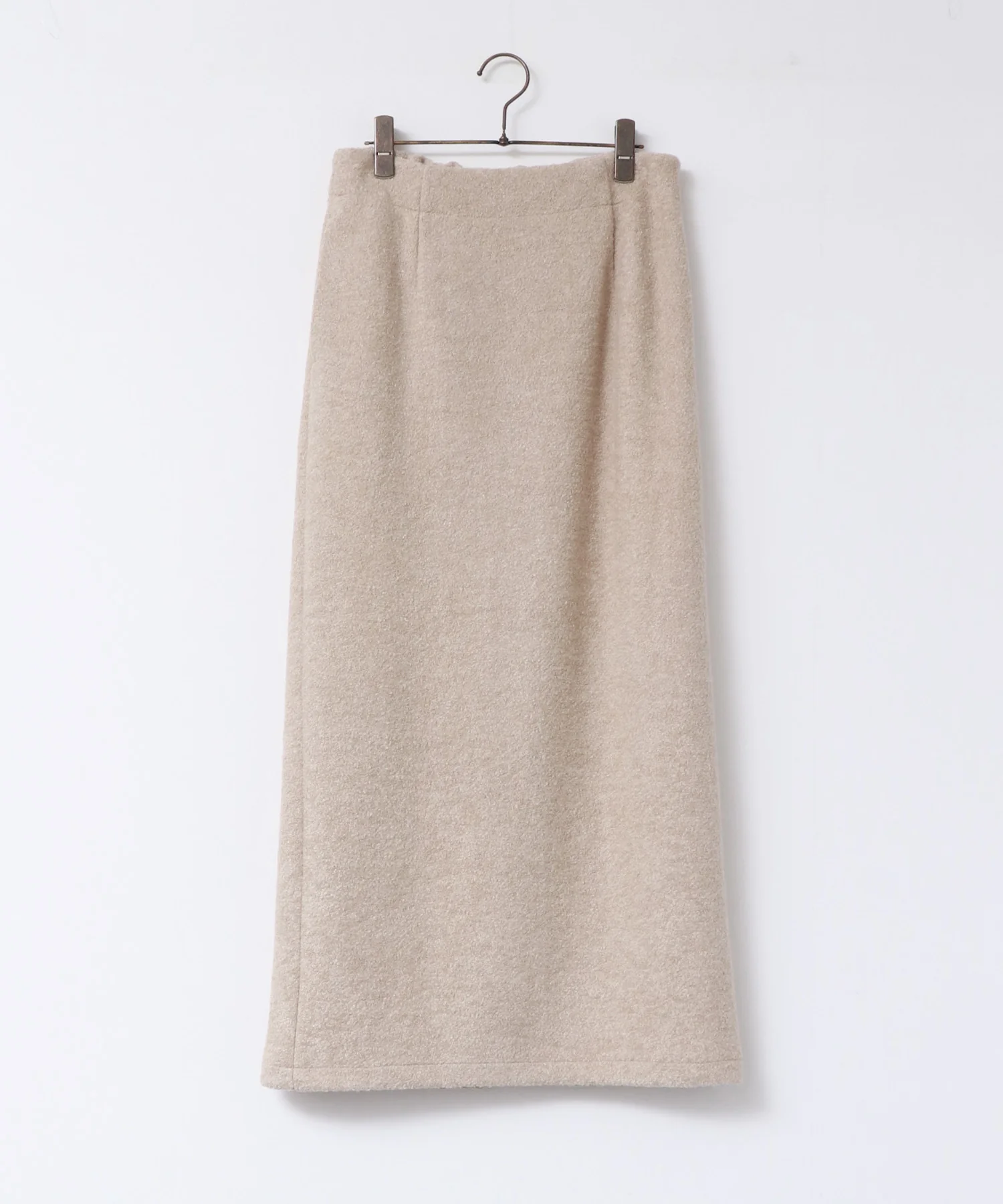 ミニブークレ ロングスカート