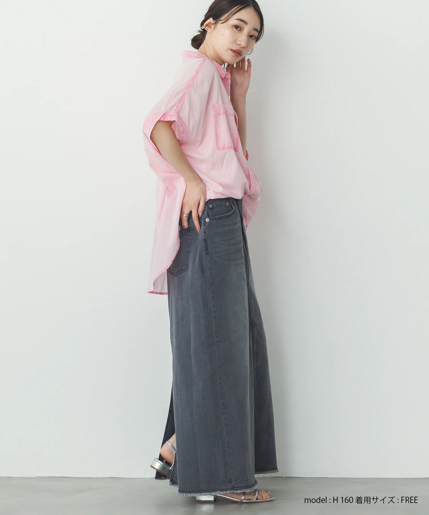 コットンボイル 半袖シャツ