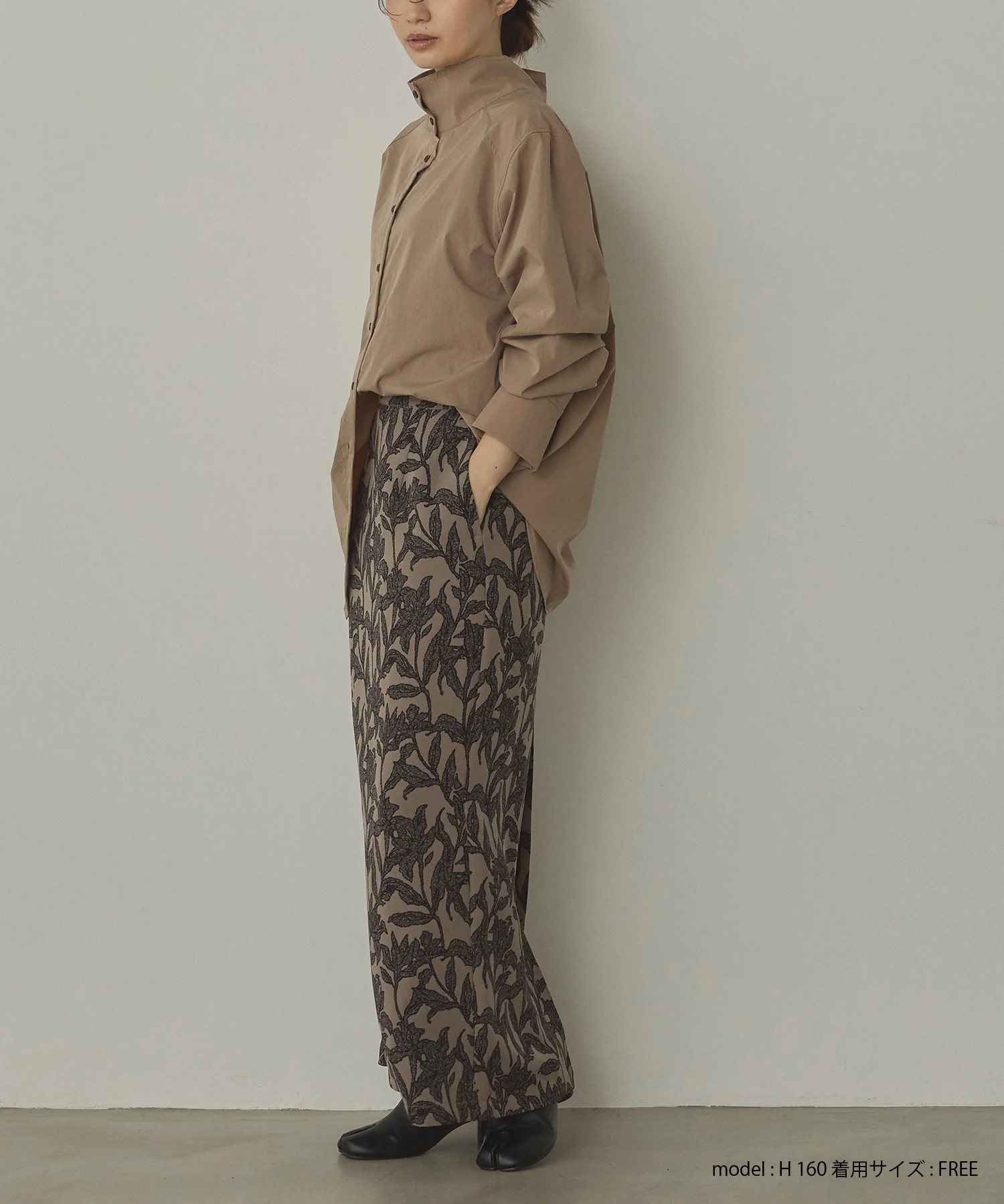 2WAY ハイネックシャツ