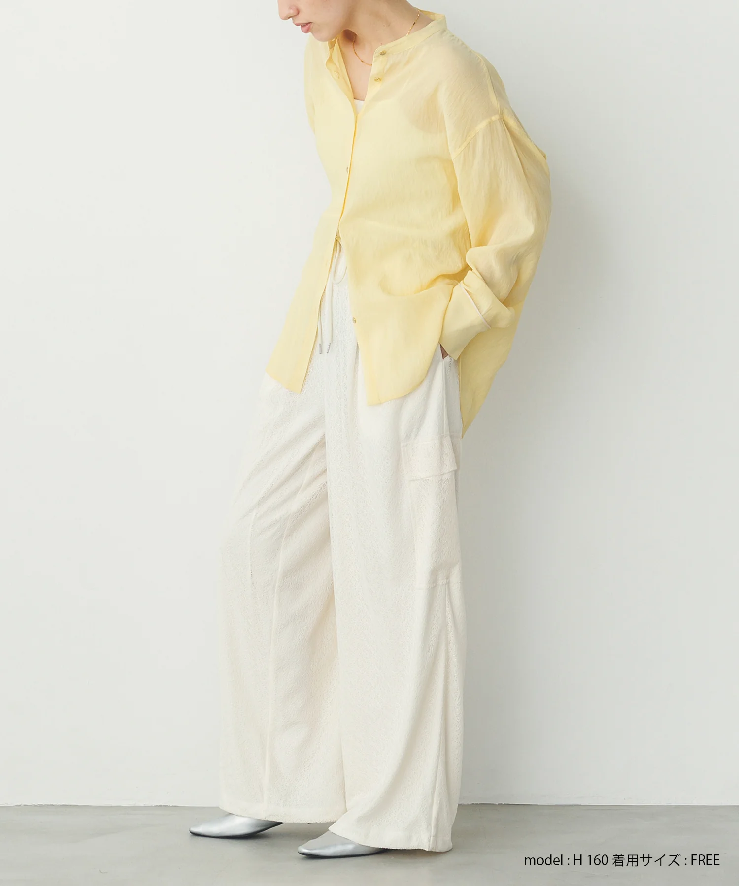 メッシュレース カーゴパンツ