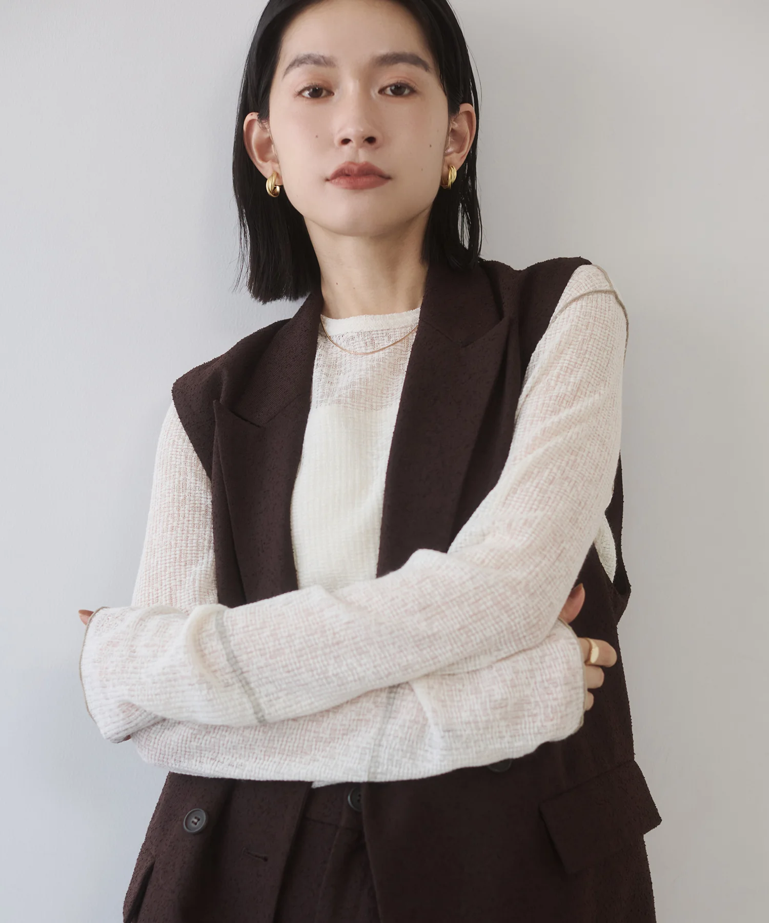 【新色追加】配色メロウ シアートップス