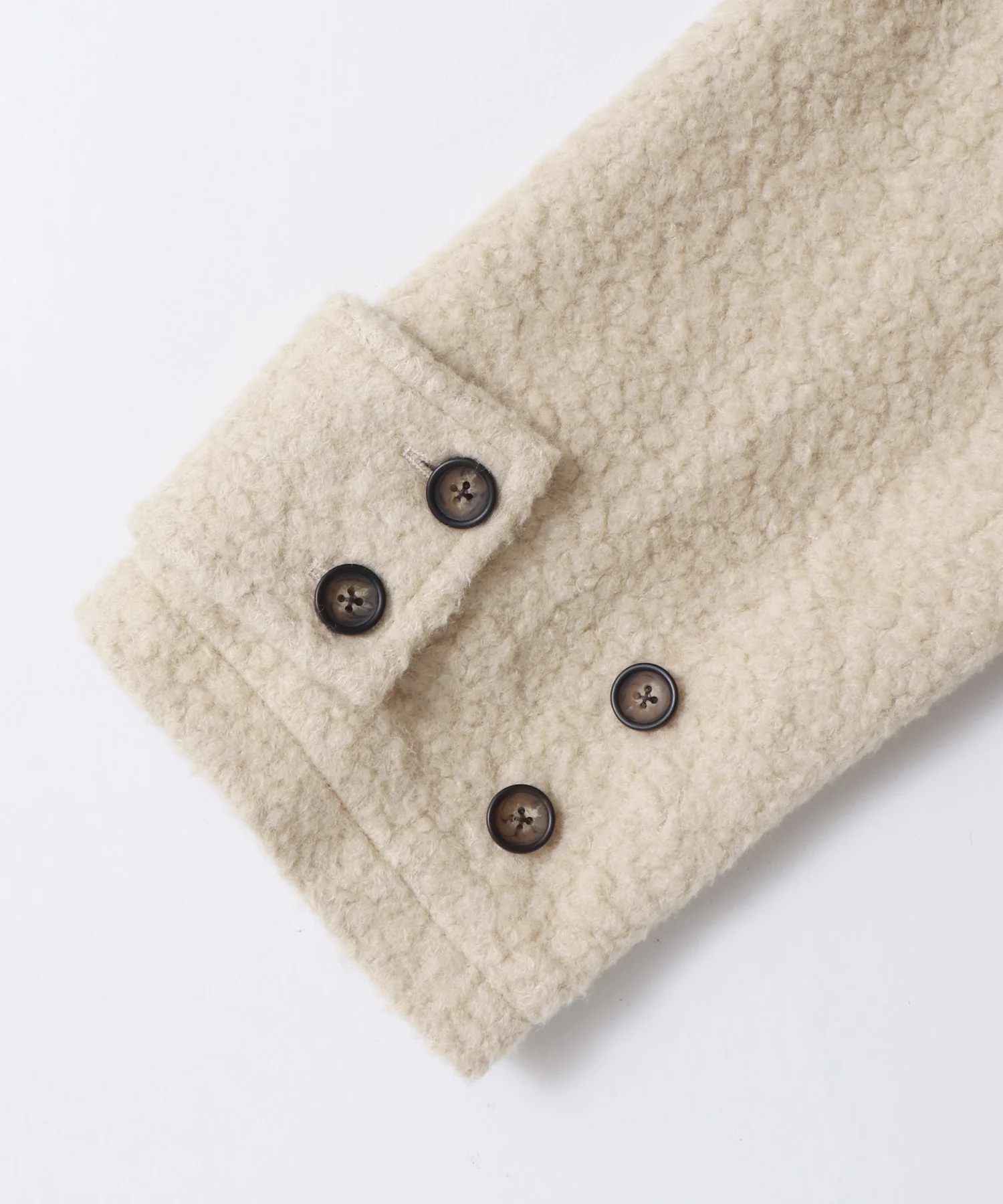 ブークレ ミドルシャツコート