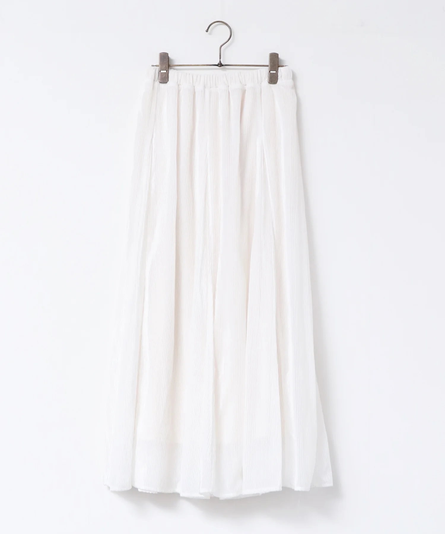 シアーストライプフレアスカート