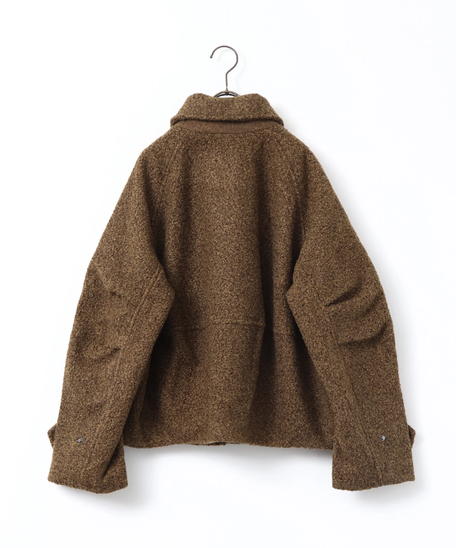 くるくるブークレ ショートブルゾン