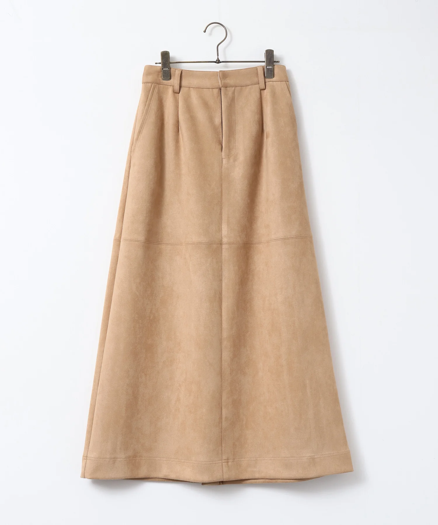 フェイクスウェード ロングスカート