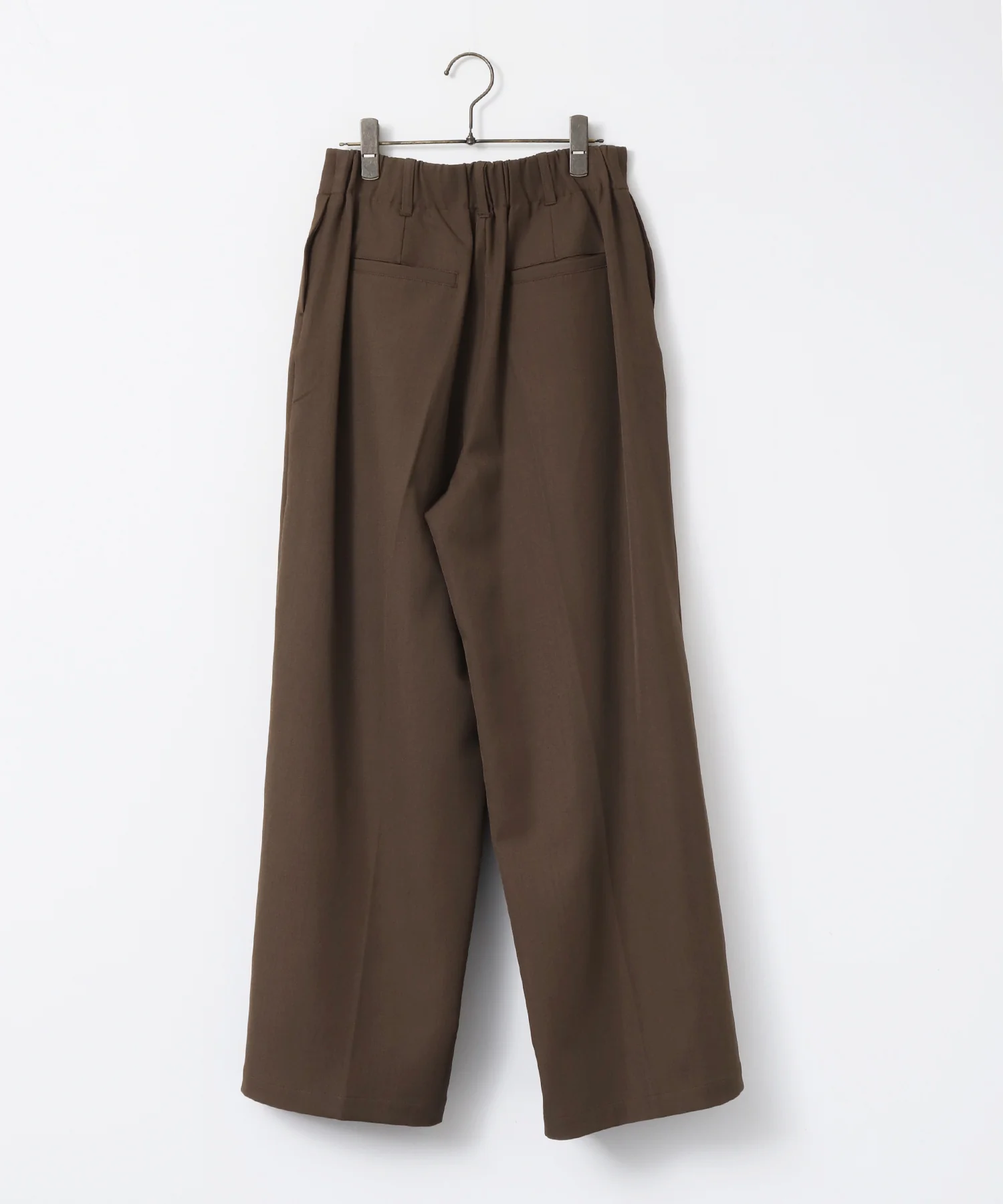 ポリツイル タックパンツ