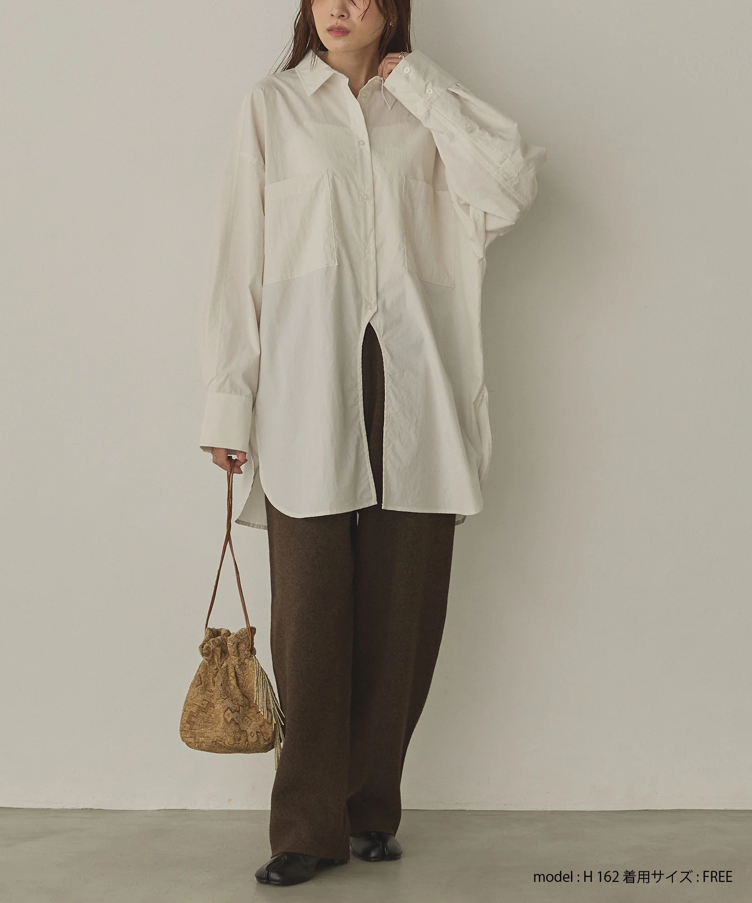 ニット ワイドパンツ