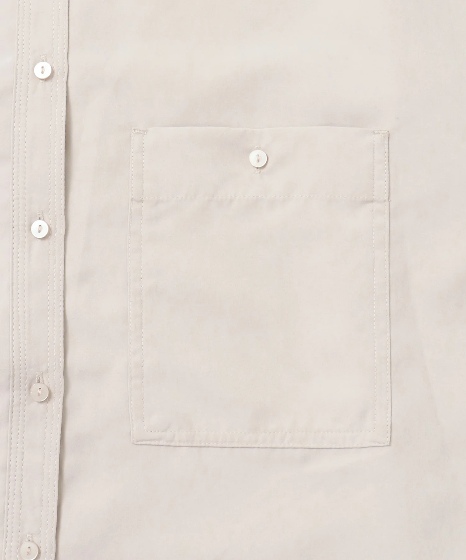 【WEB限定/別注】スウェードライク バンドカラーオーバーサイズシャツ